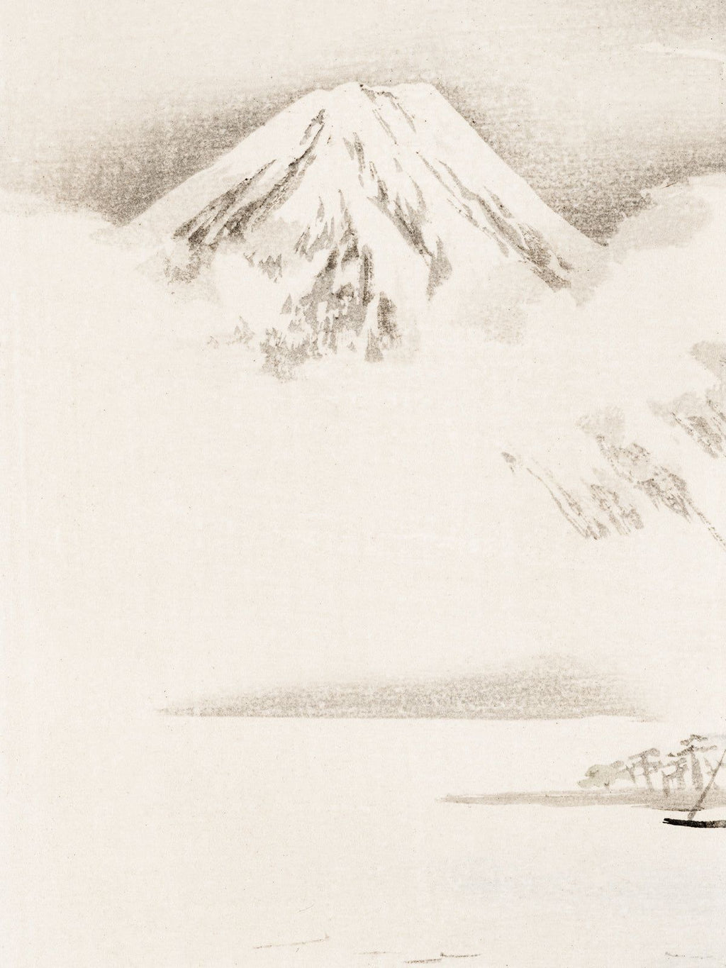 Blick auf den Fuji - Gerahmte Eleganz