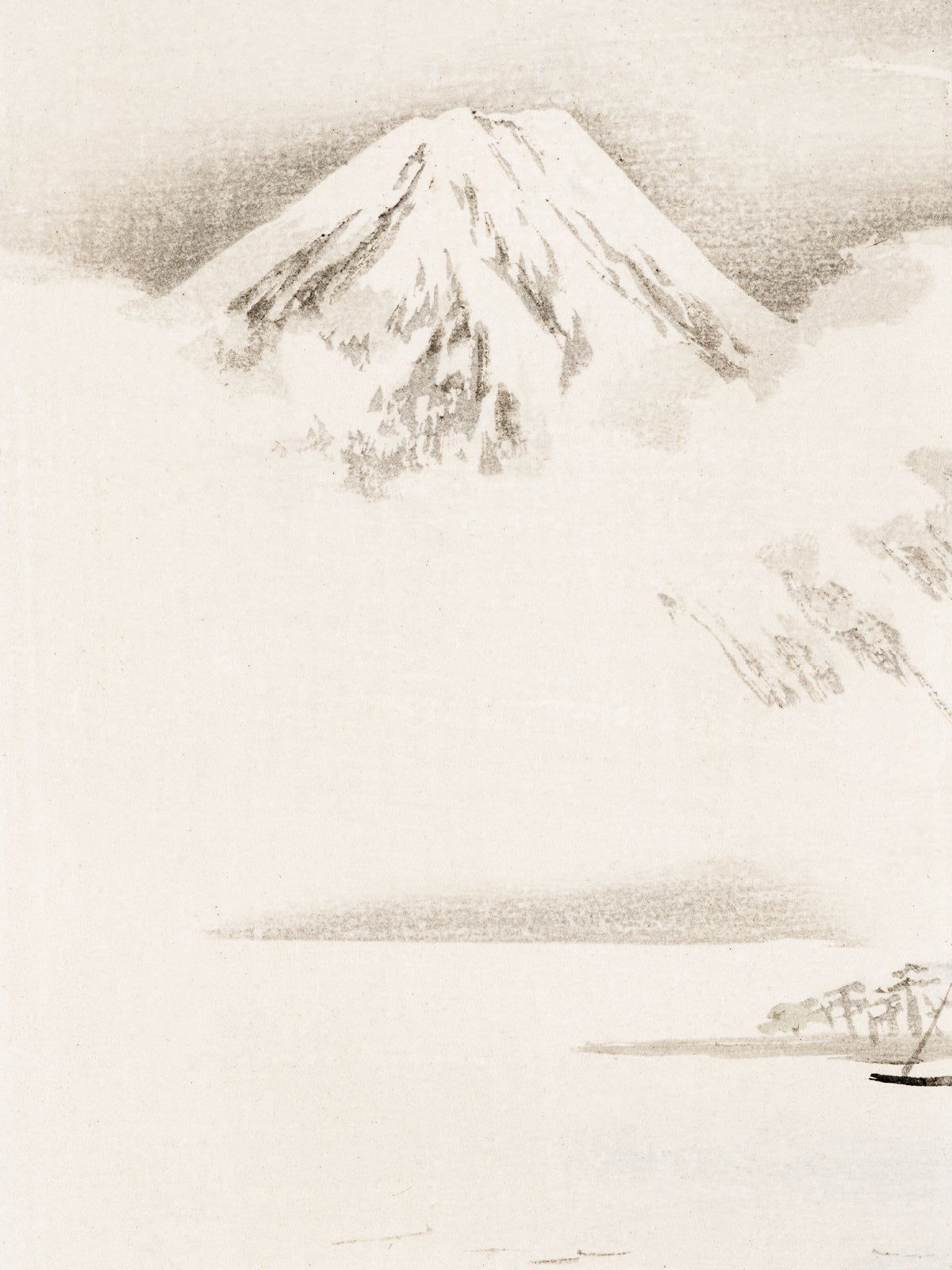 Blick auf den Fuji - Gerahmte Eleganz