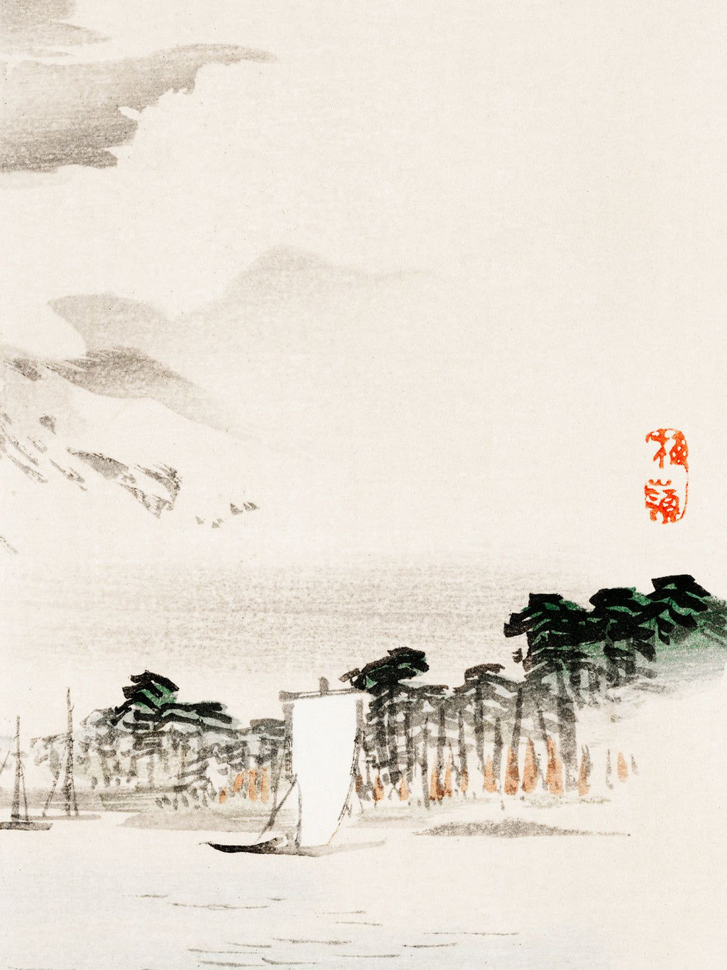 Blick auf den Fuji - Gerahmte Eleganz