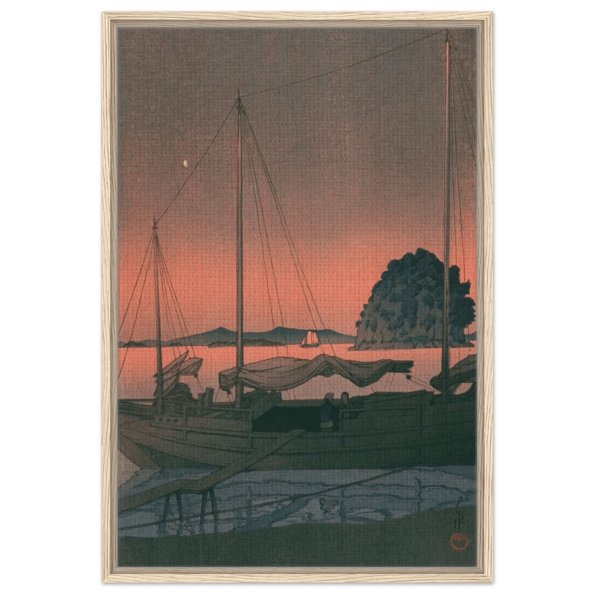 Boote im Abendrot - Signature Collection - HINORI