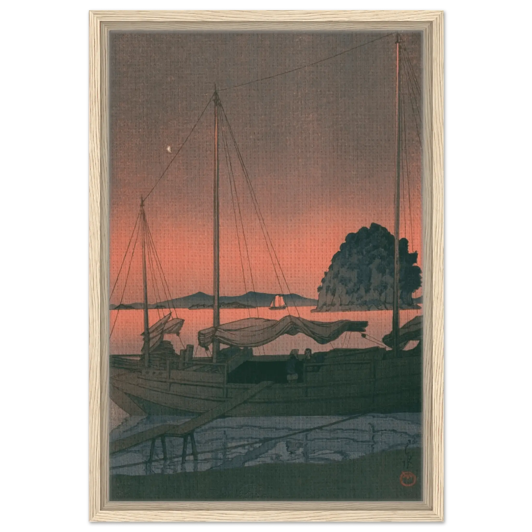 Boote im Abendrot - Signature Collection - HINORI