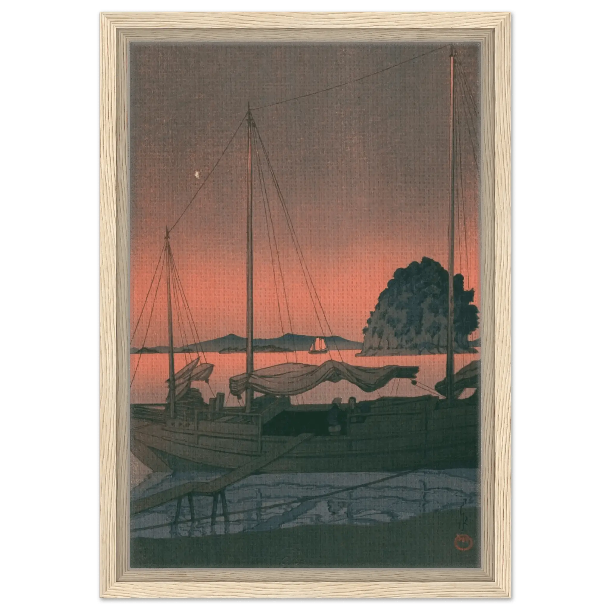 Boote im Abendrot - Signature Collection - HINORI