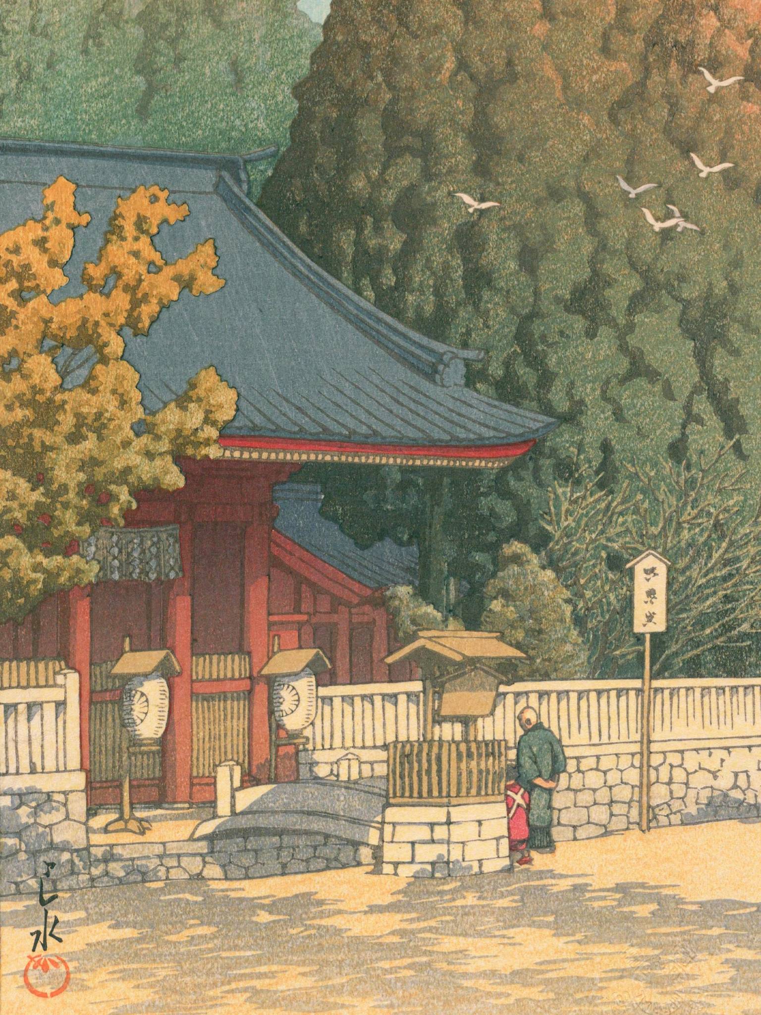 Tempeltor im Herbstlicht - Signature Collection