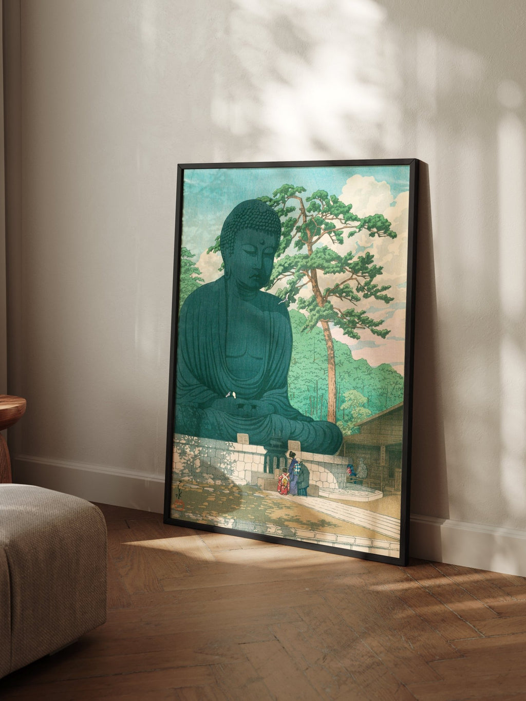 Der Große Buddha von Kamakura - Gerahmte Eleganz - HINORI