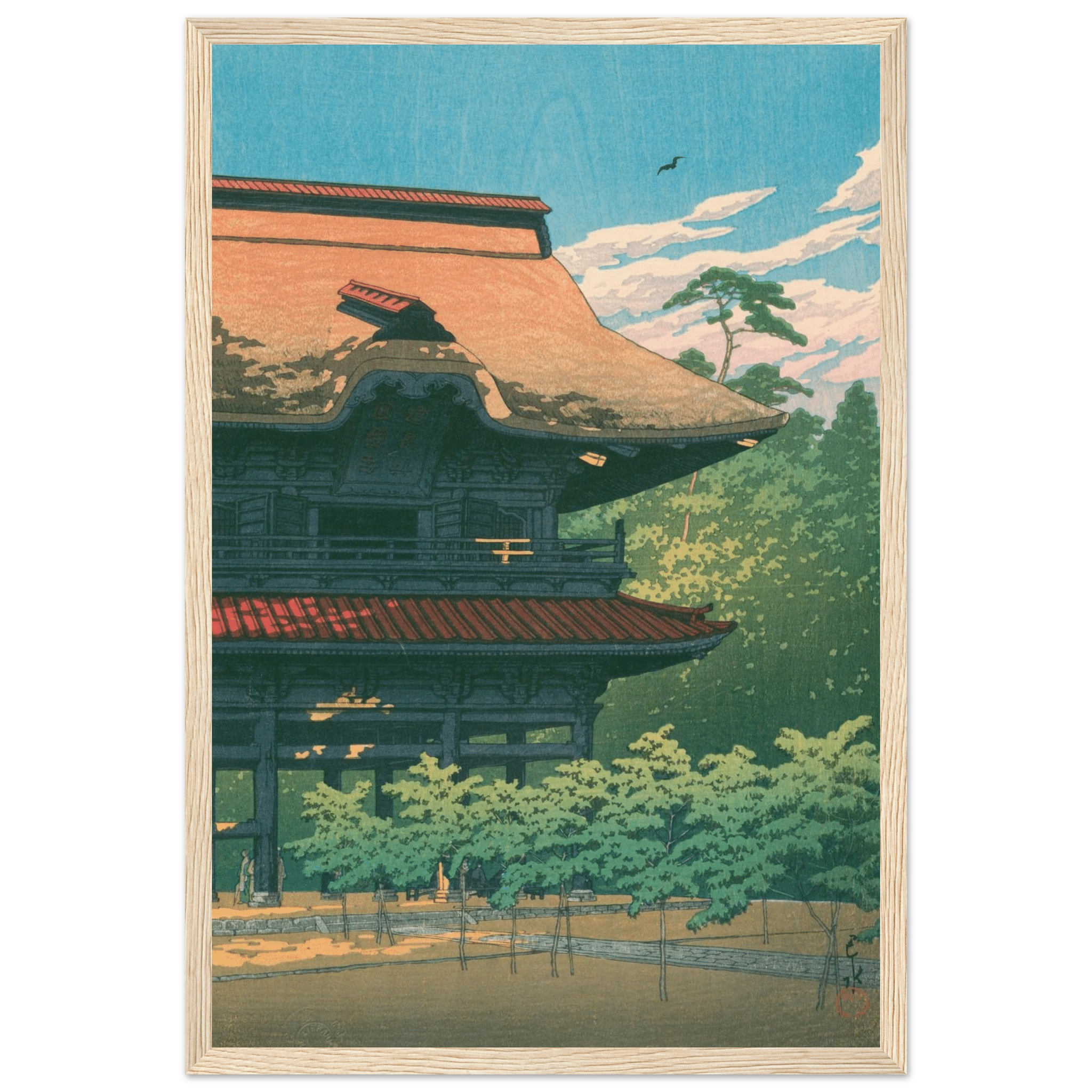 Der Kenchō - ji - Tempel in Kamakura - Gerahmte Eleganz - HINORI