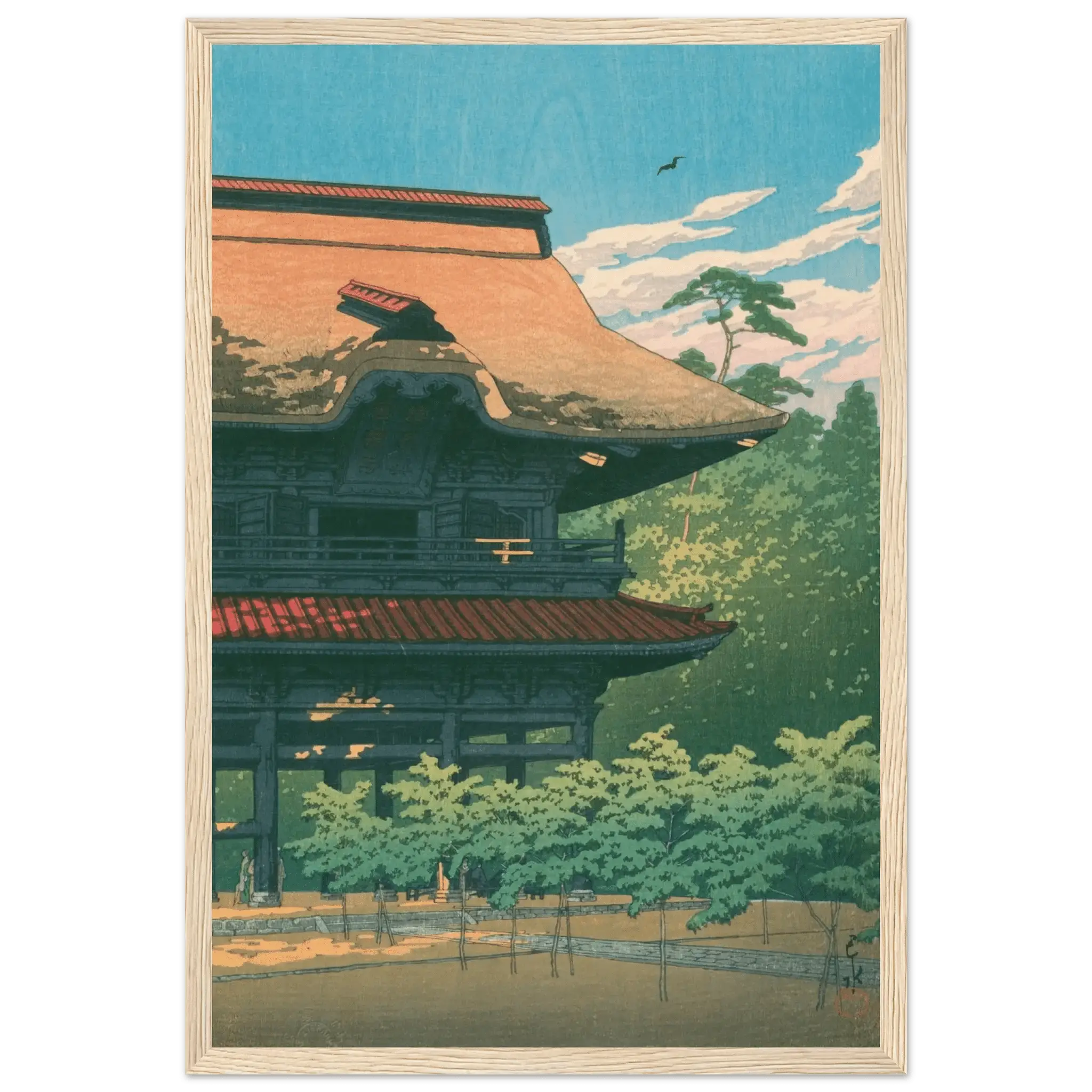 Der Kenchō - ji - Tempel in Kamakura - Gerahmte Eleganz - HINORI