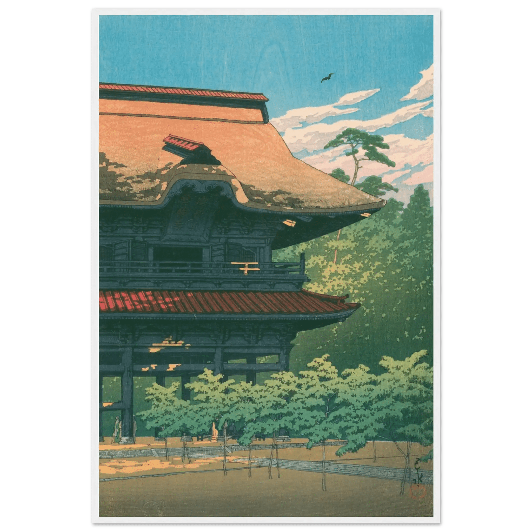 Der Kenchō - ji - Tempel in Kamakura - Gerahmte Eleganz - HINORI