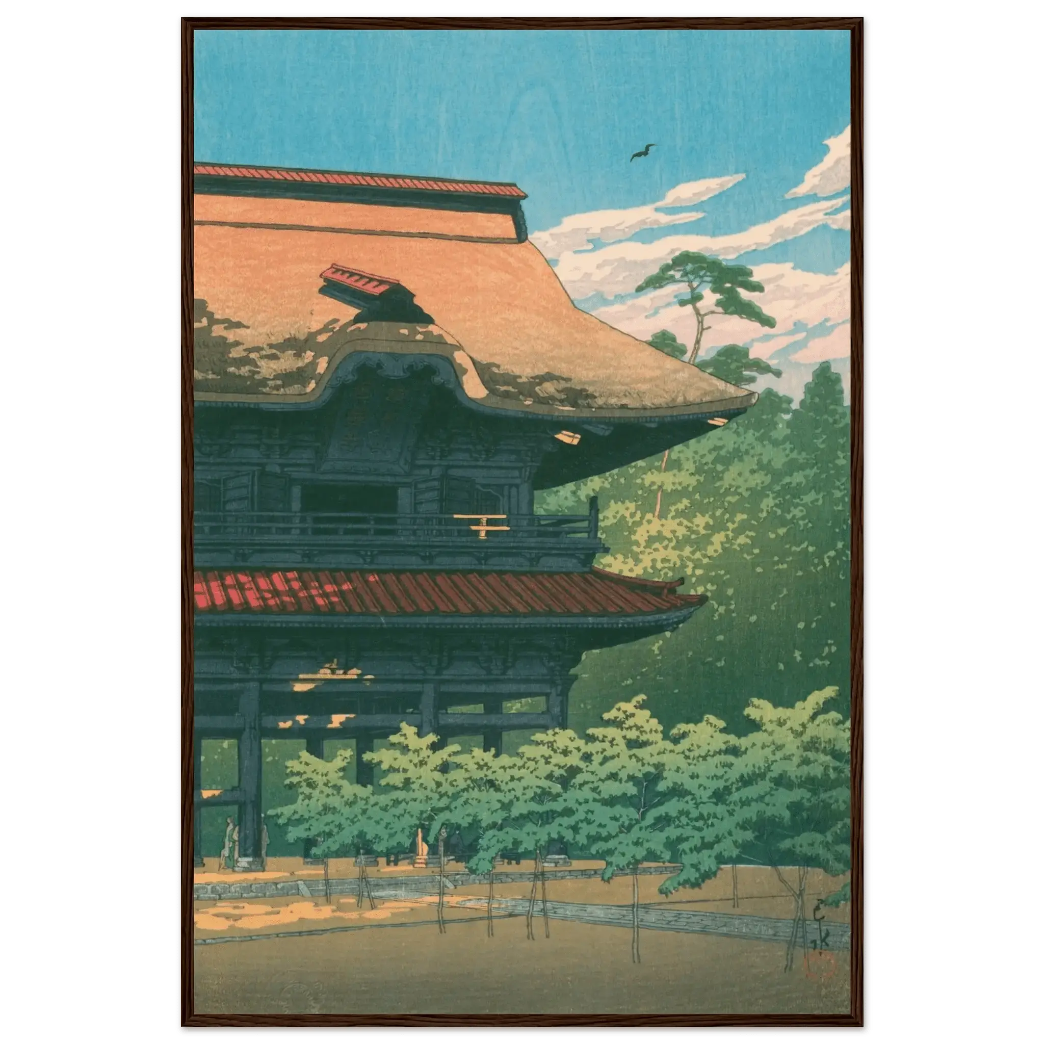 Der Kenchō - ji - Tempel in Kamakura - Gerahmte Eleganz - HINORI