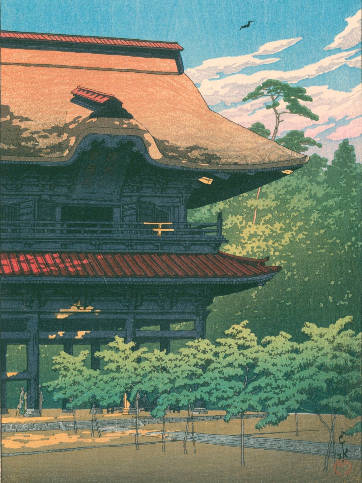 Der Kenchō - ji - Tempel in Kamakura - Gerahmte Eleganz - HINORI