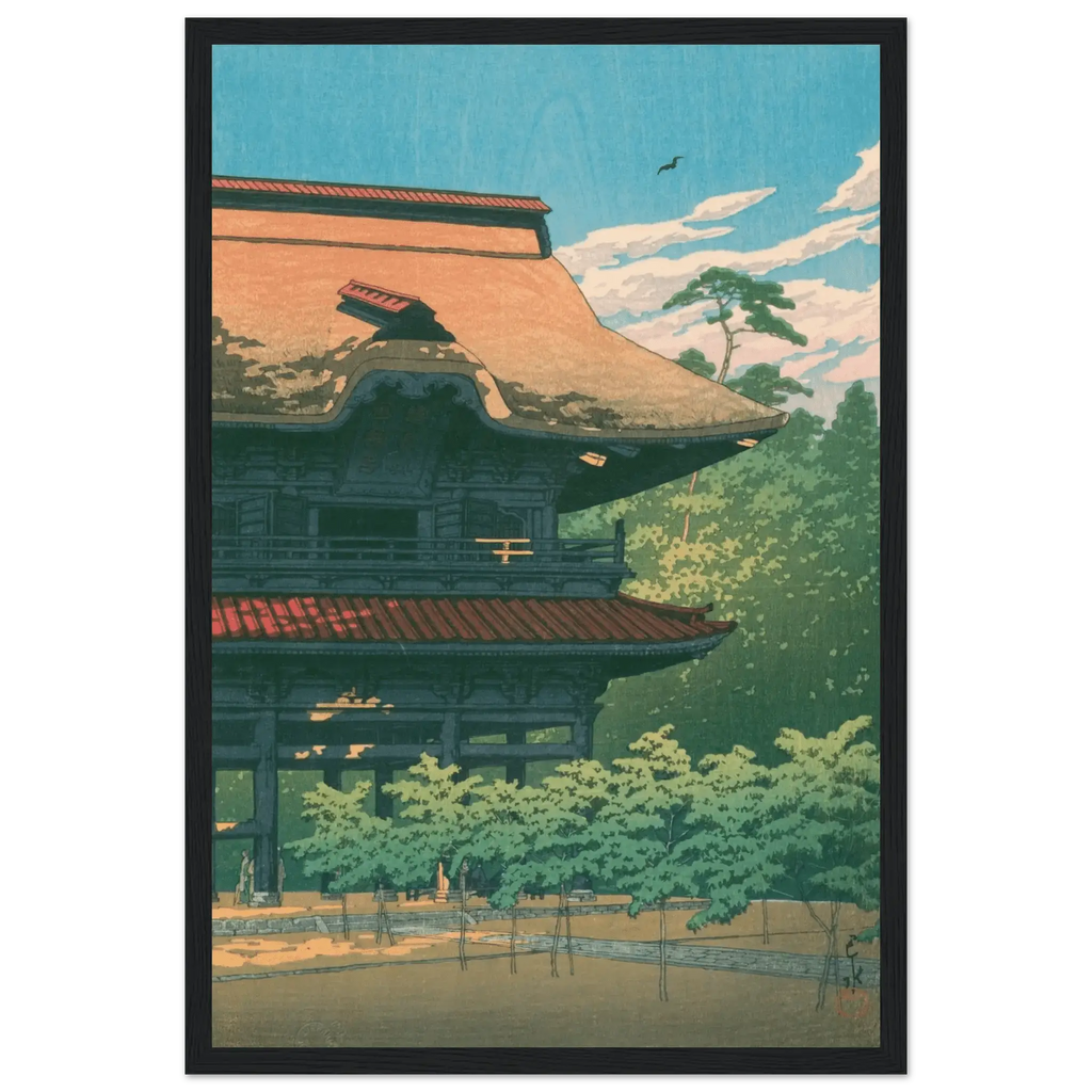 Der Kenchō - ji - Tempel in Kamakura - Gerahmte Eleganz - HINORI
