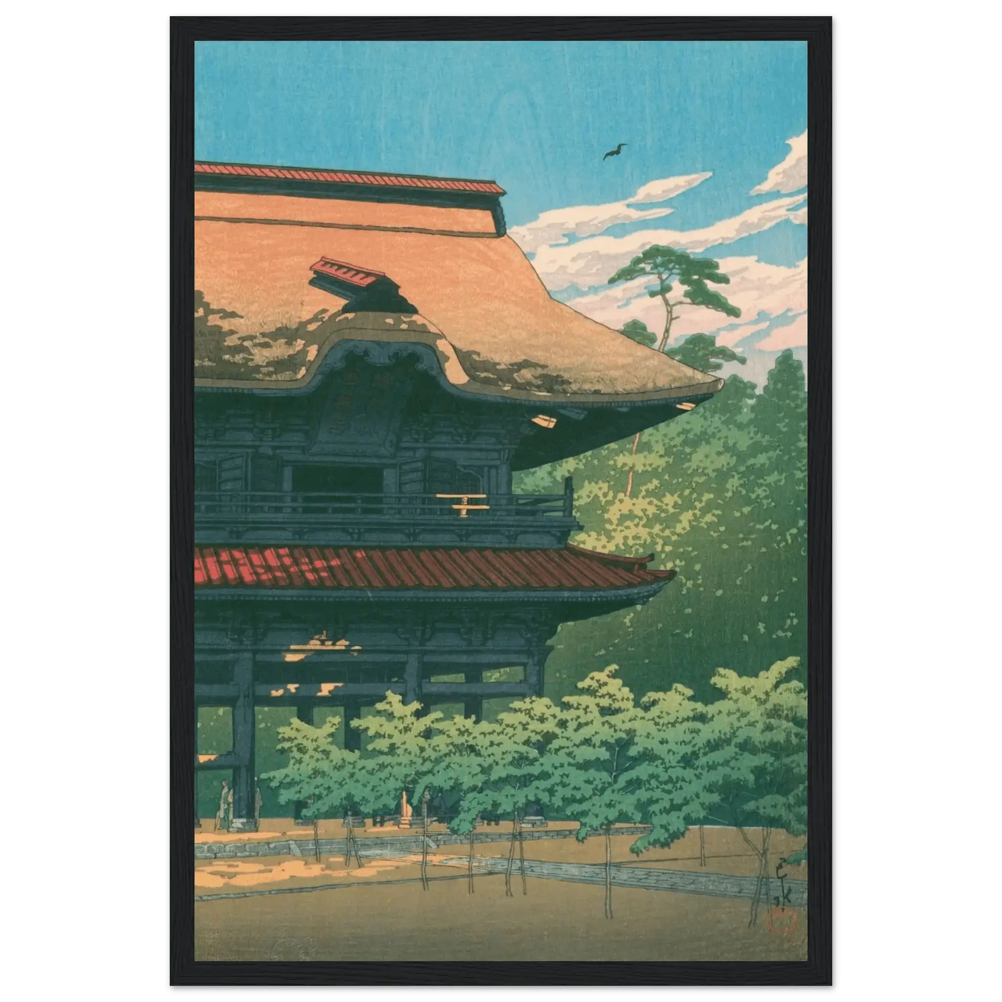 Der Kenchō - ji - Tempel in Kamakura - Gerahmte Eleganz - HINORI