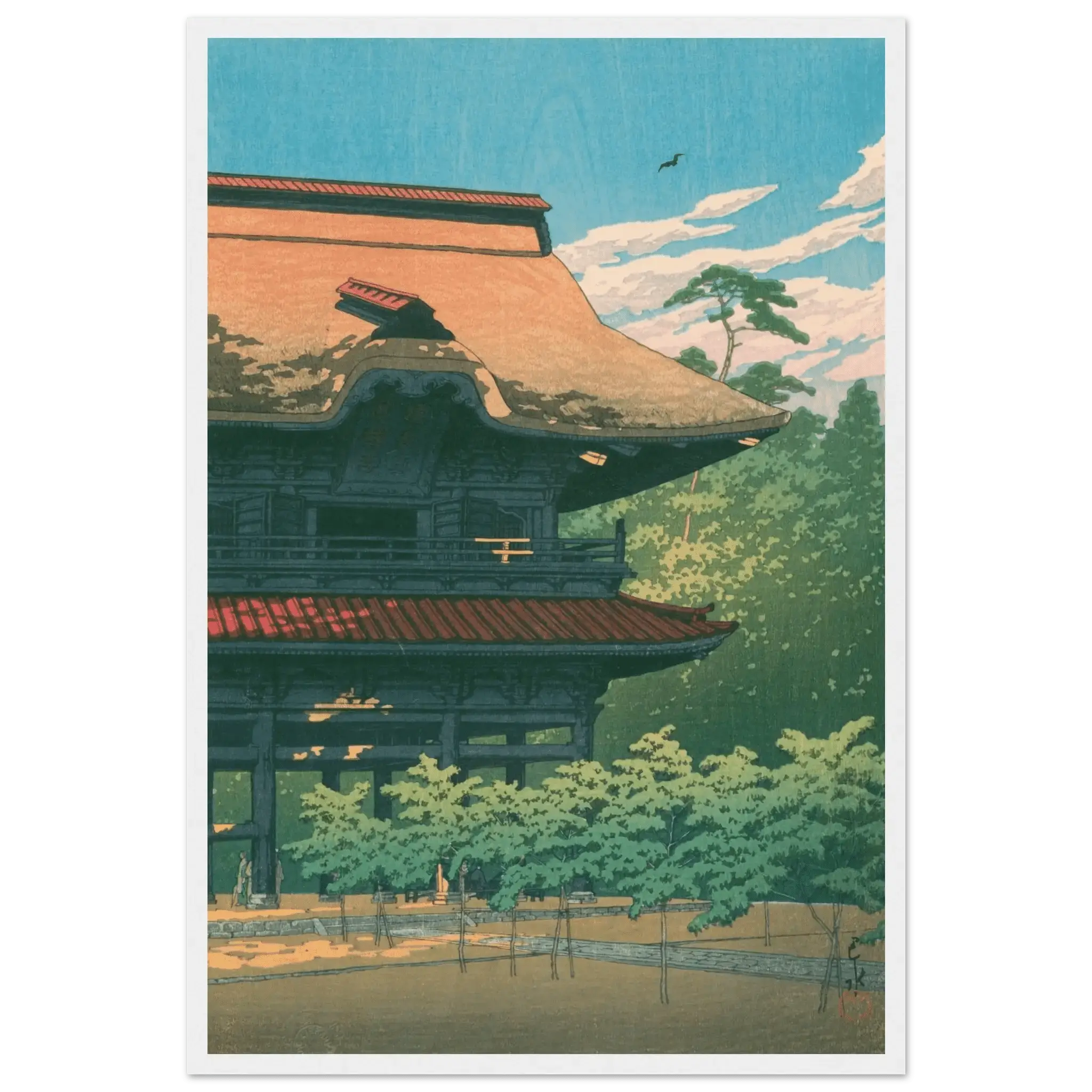 Der Kenchō - ji - Tempel in Kamakura - Gerahmte Eleganz - HINORI