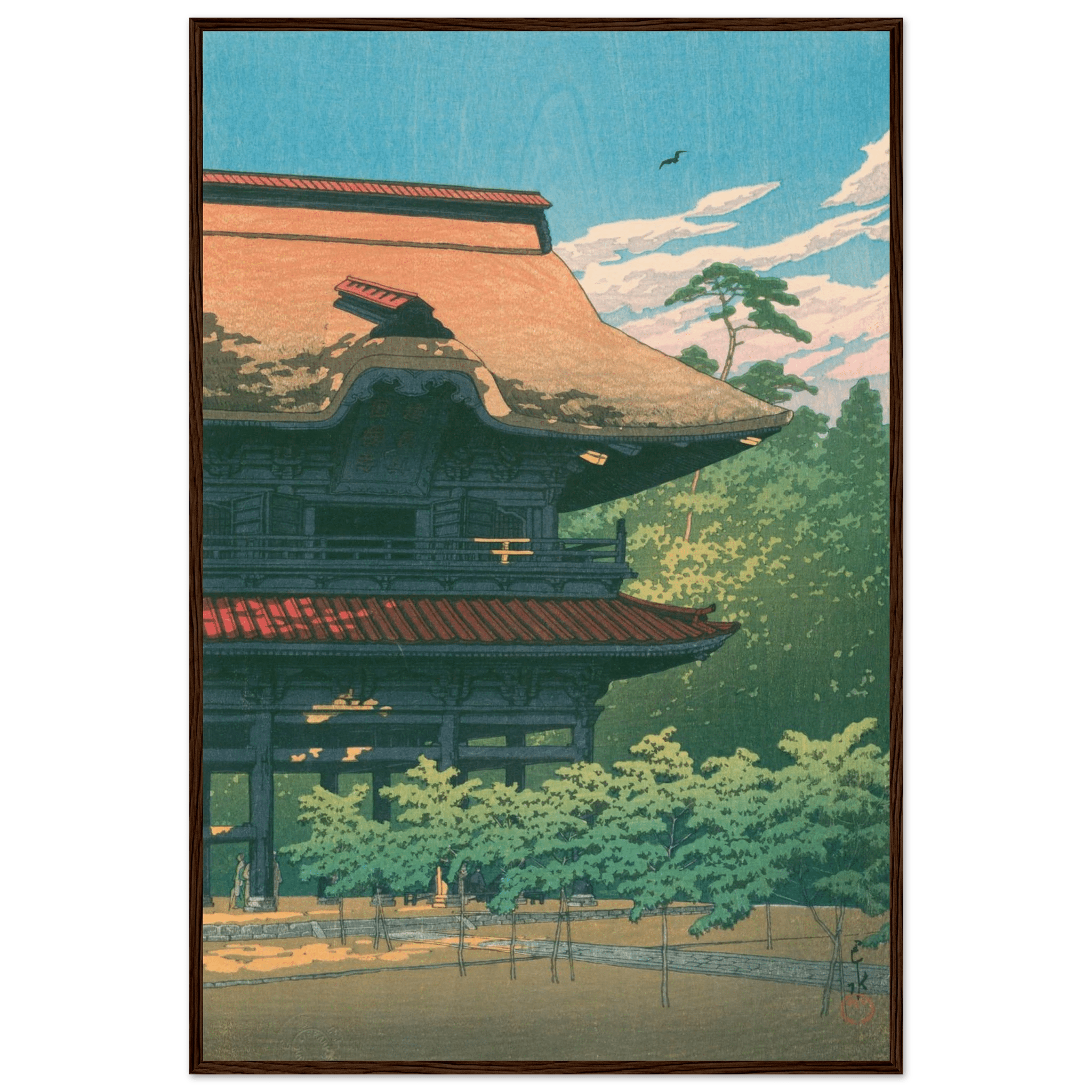 Der Kenchō - ji - Tempel in Kamakura - Gerahmte Eleganz - HINORI