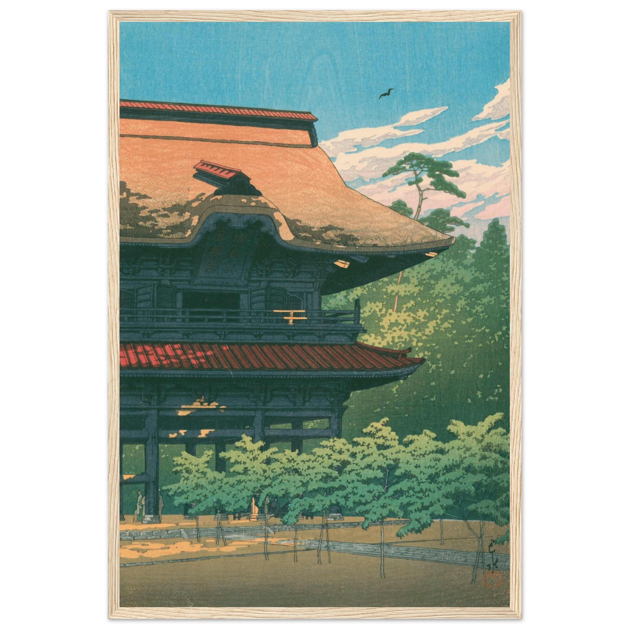 Der Kenchō - ji - Tempel in Kamakura - Gerahmte Eleganz - HINORI