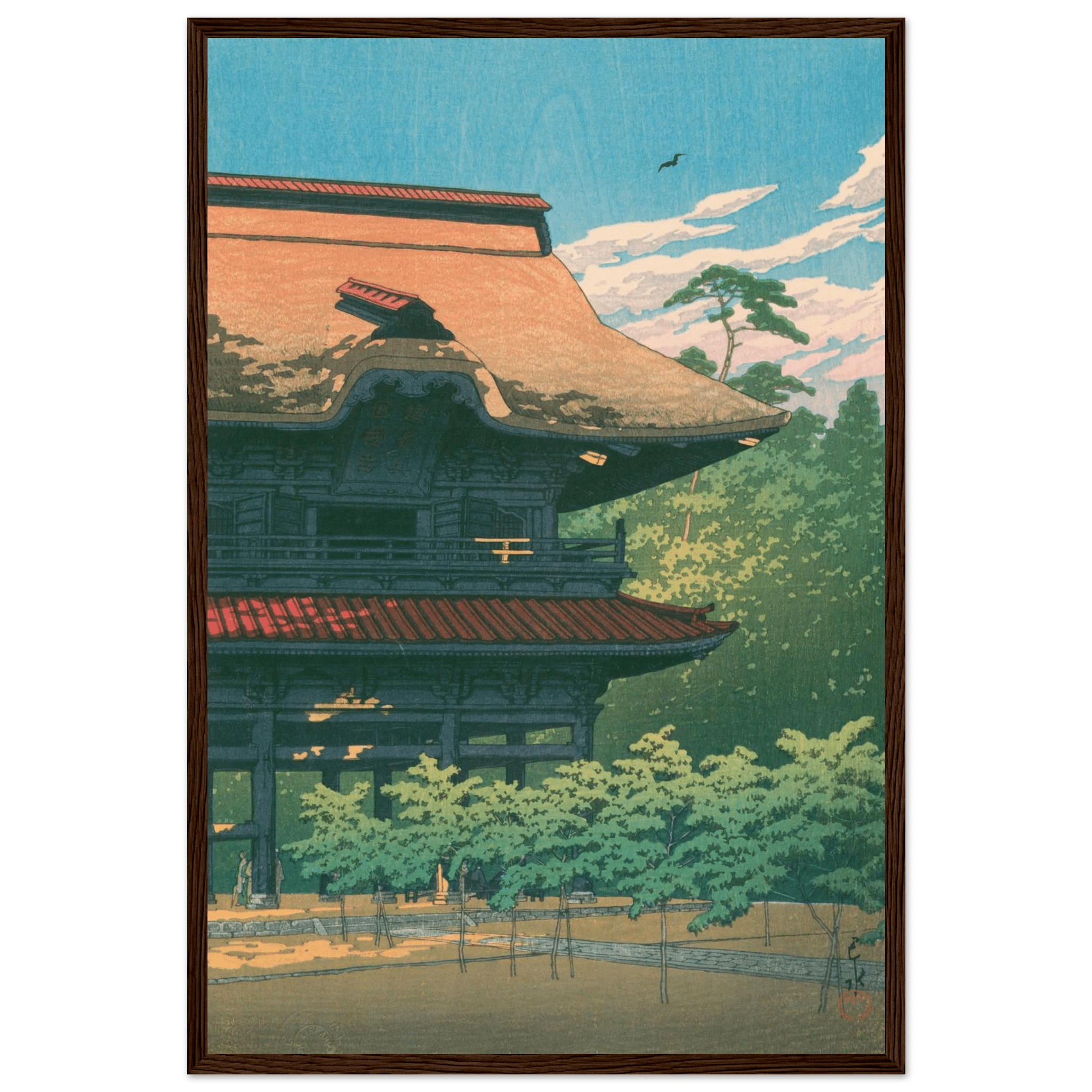 Der Kenchō - ji - Tempel in Kamakura - Gerahmte Eleganz - HINORI