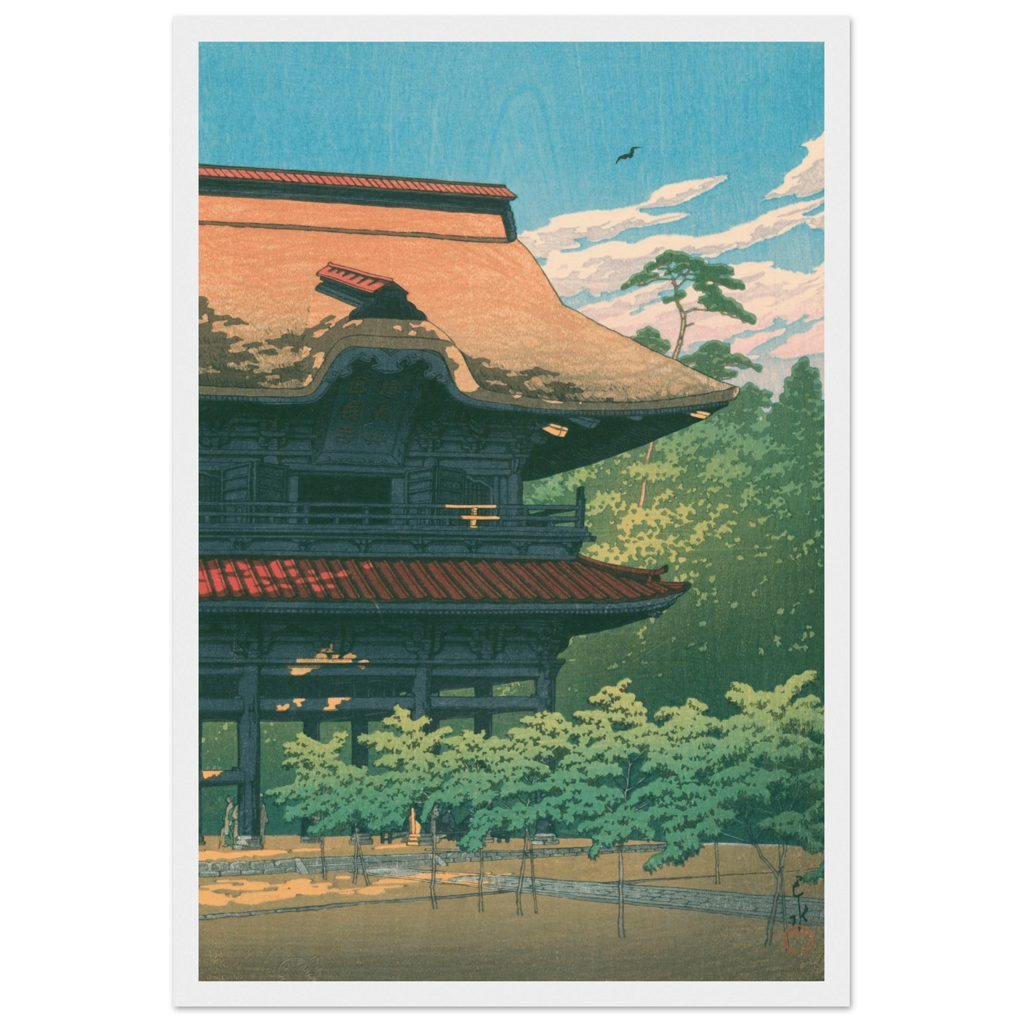 Der Kenchō - ji - Tempel in Kamakura - Gerahmte Eleganz - HINORI