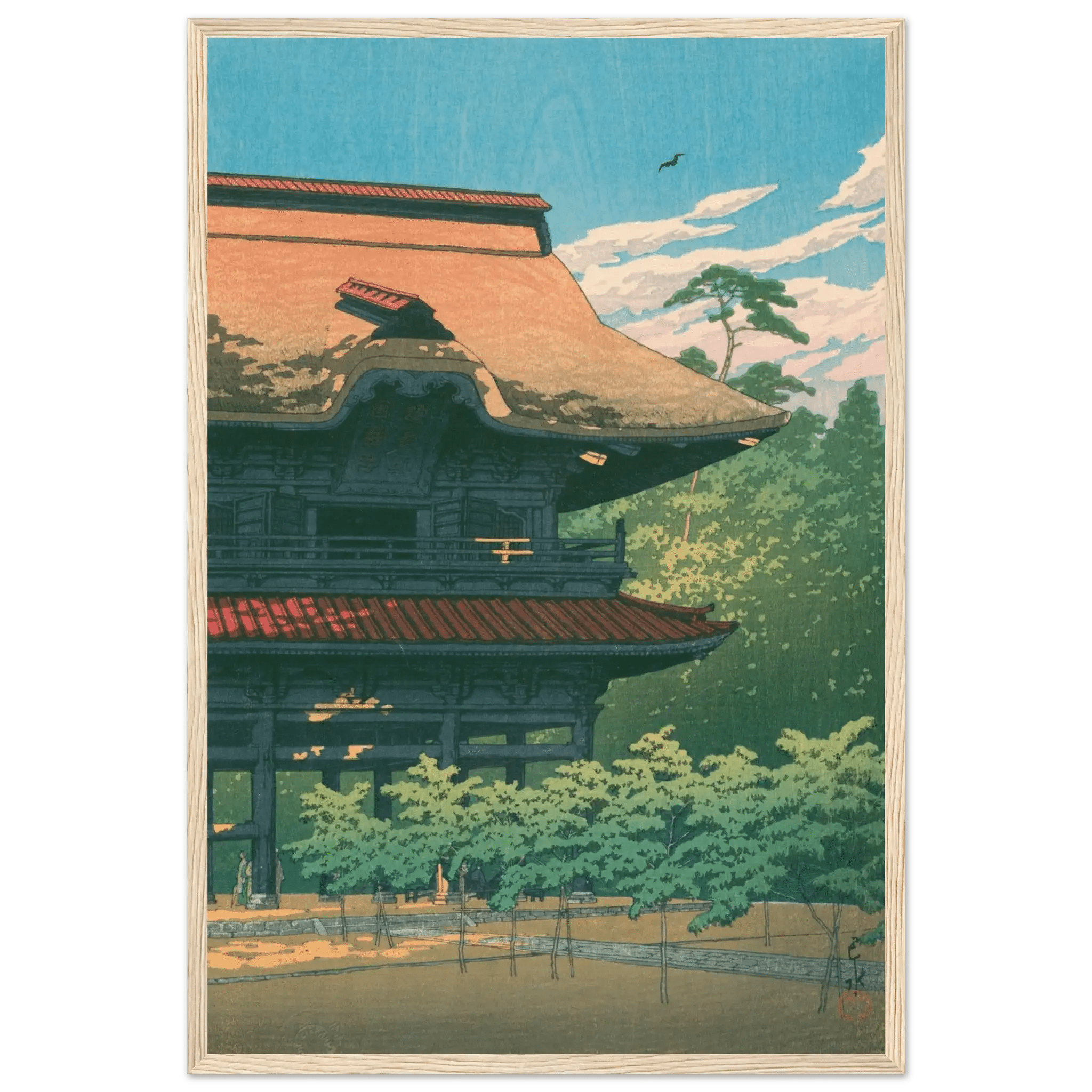 Der Kenchō - ji - Tempel in Kamakura - Gerahmte Eleganz - HINORI