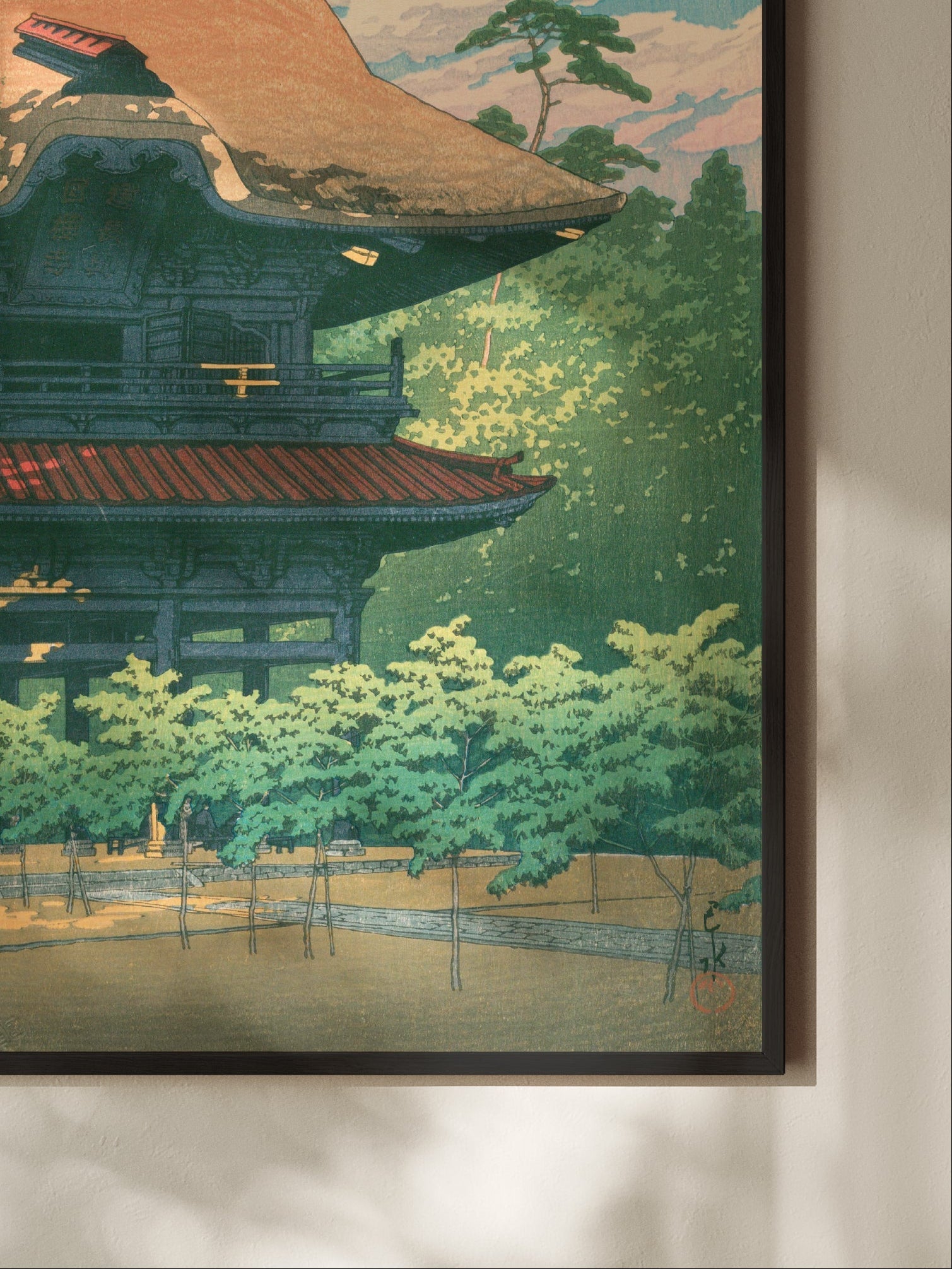 Der Kenchō - ji - Tempel in Kamakura - Gerahmte Eleganz - HINORI