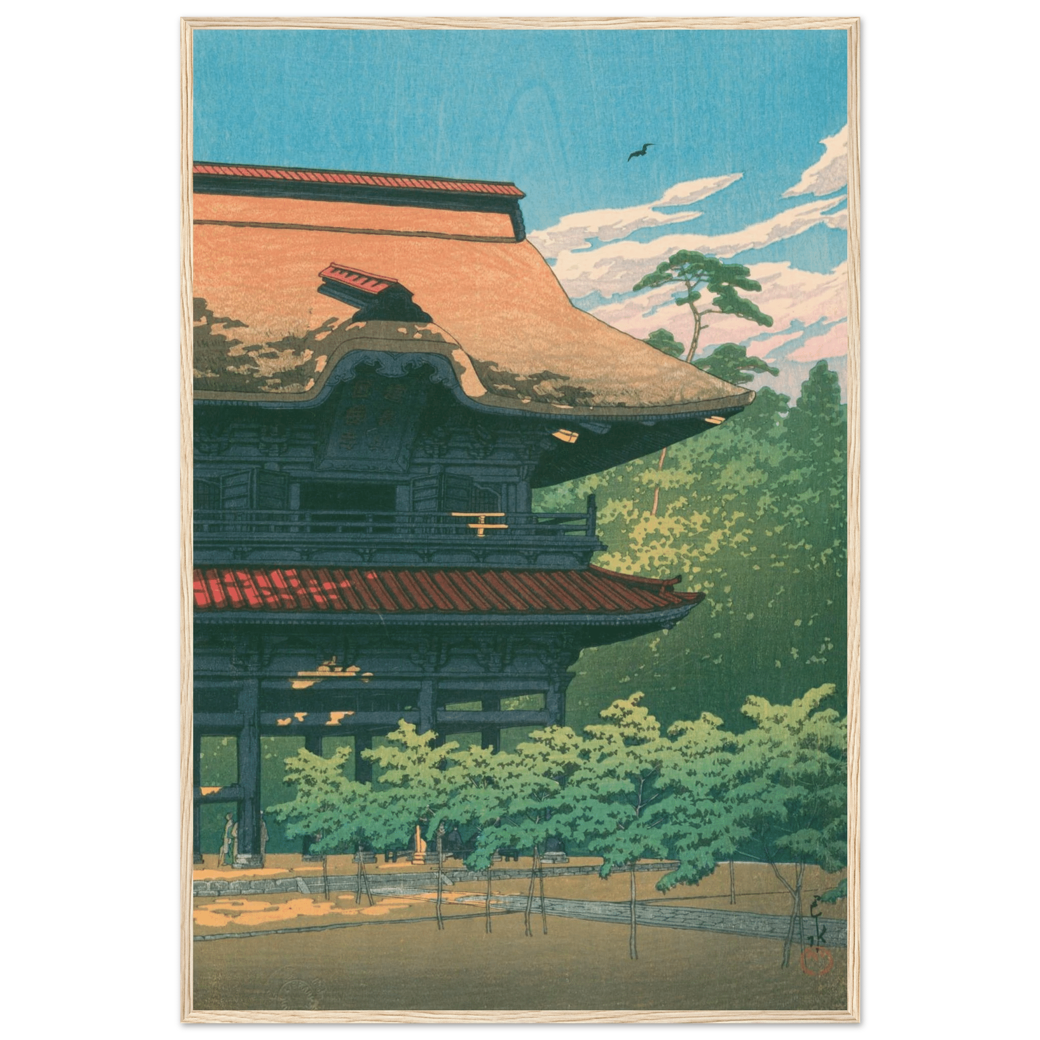 Der Kenchō - ji - Tempel in Kamakura - Gerahmte Eleganz - HINORI