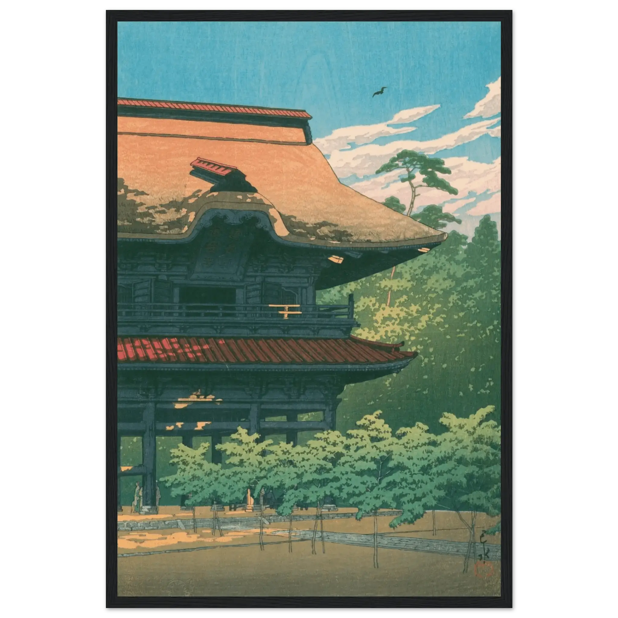 Der Kenchō - ji - Tempel in Kamakura - Gerahmte Eleganz - HINORI