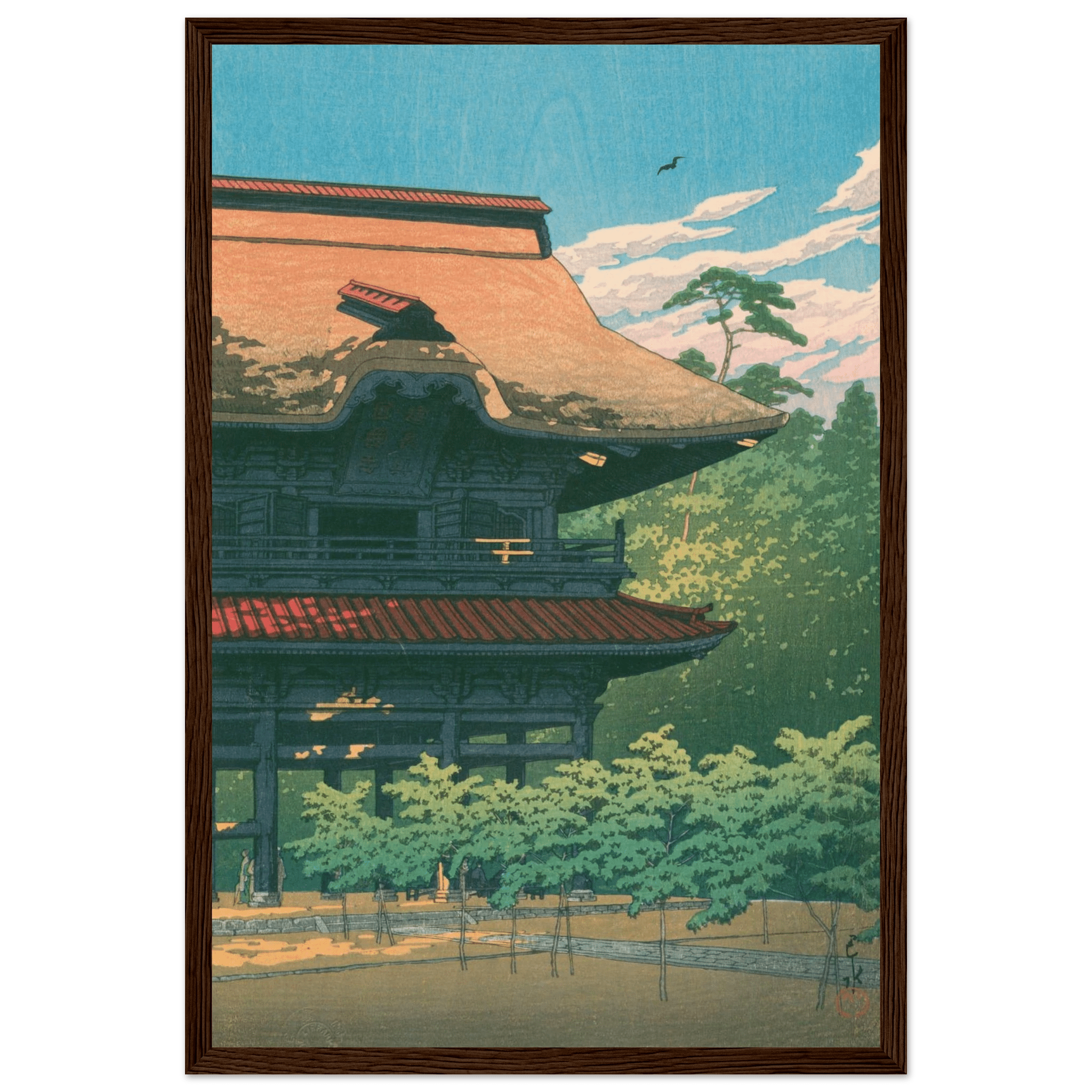 Der Kenchō - ji - Tempel in Kamakura - Gerahmte Eleganz - HINORI