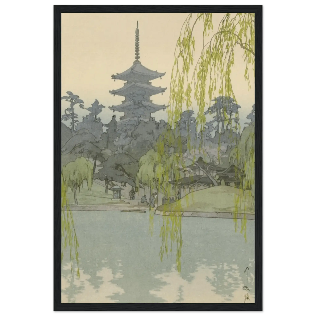 Der Sarusawa - Teich - Gerahmte Eleganz - HINORI