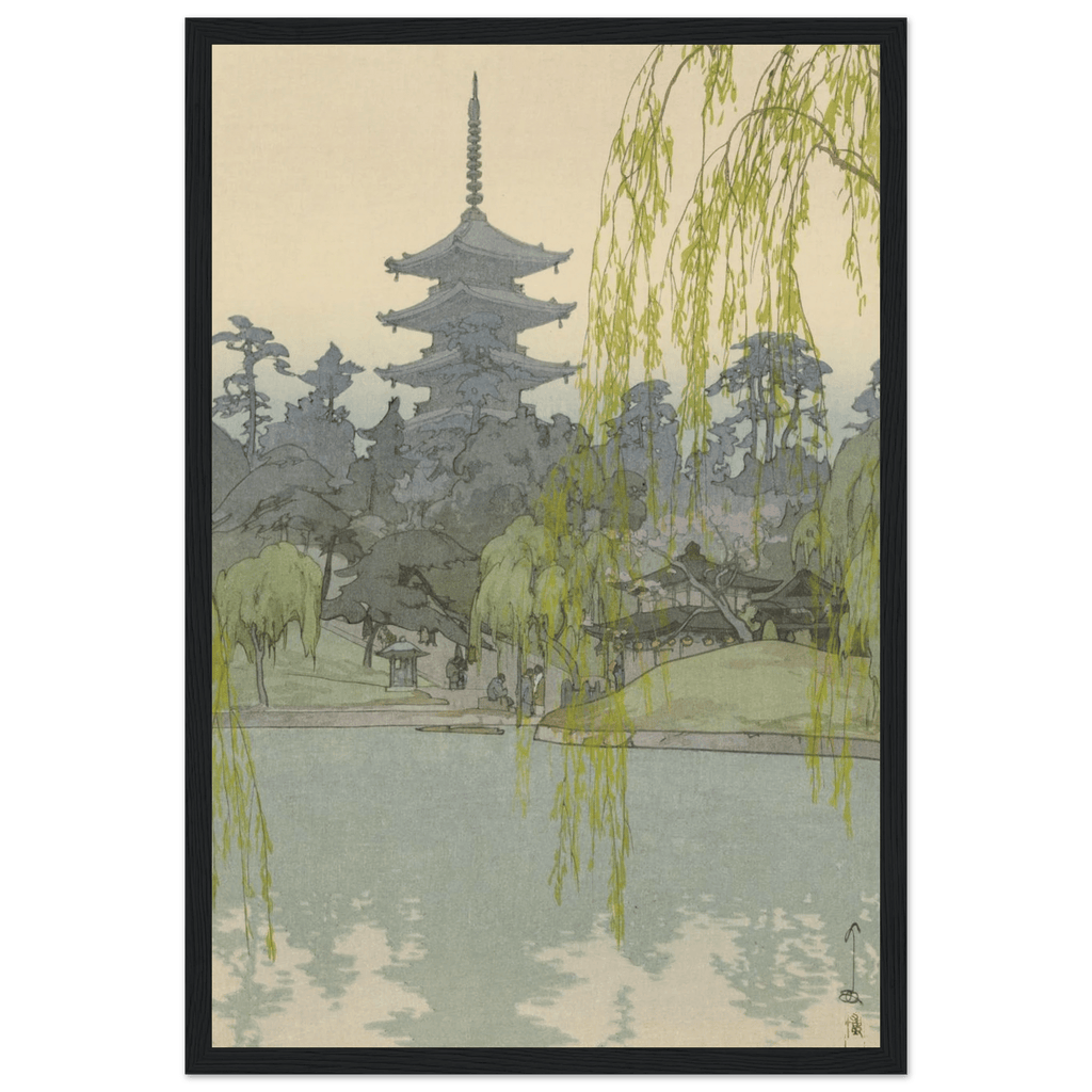 Der Sarusawa - Teich - Gerahmte Eleganz - HINORI