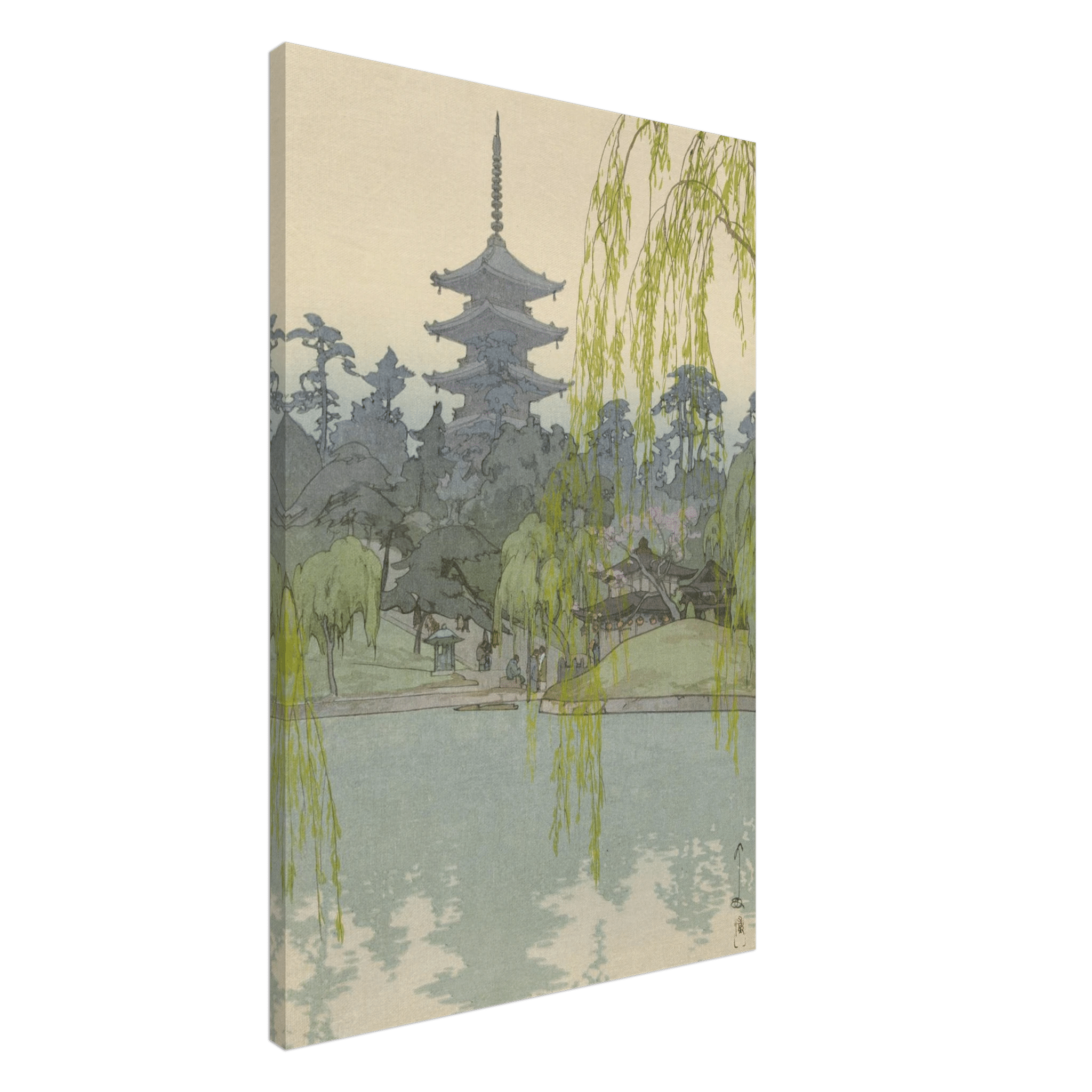 Der Sarusawa - Teich - Leinwand Edition - HINORI