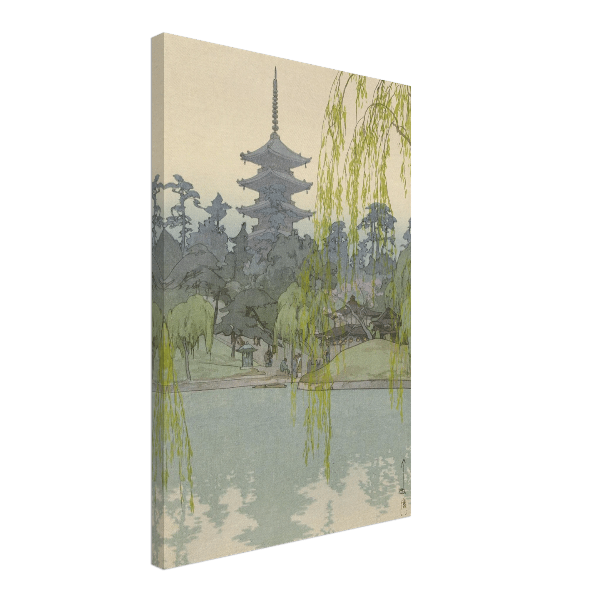 Der Sarusawa - Teich - Leinwand Edition - HINORI