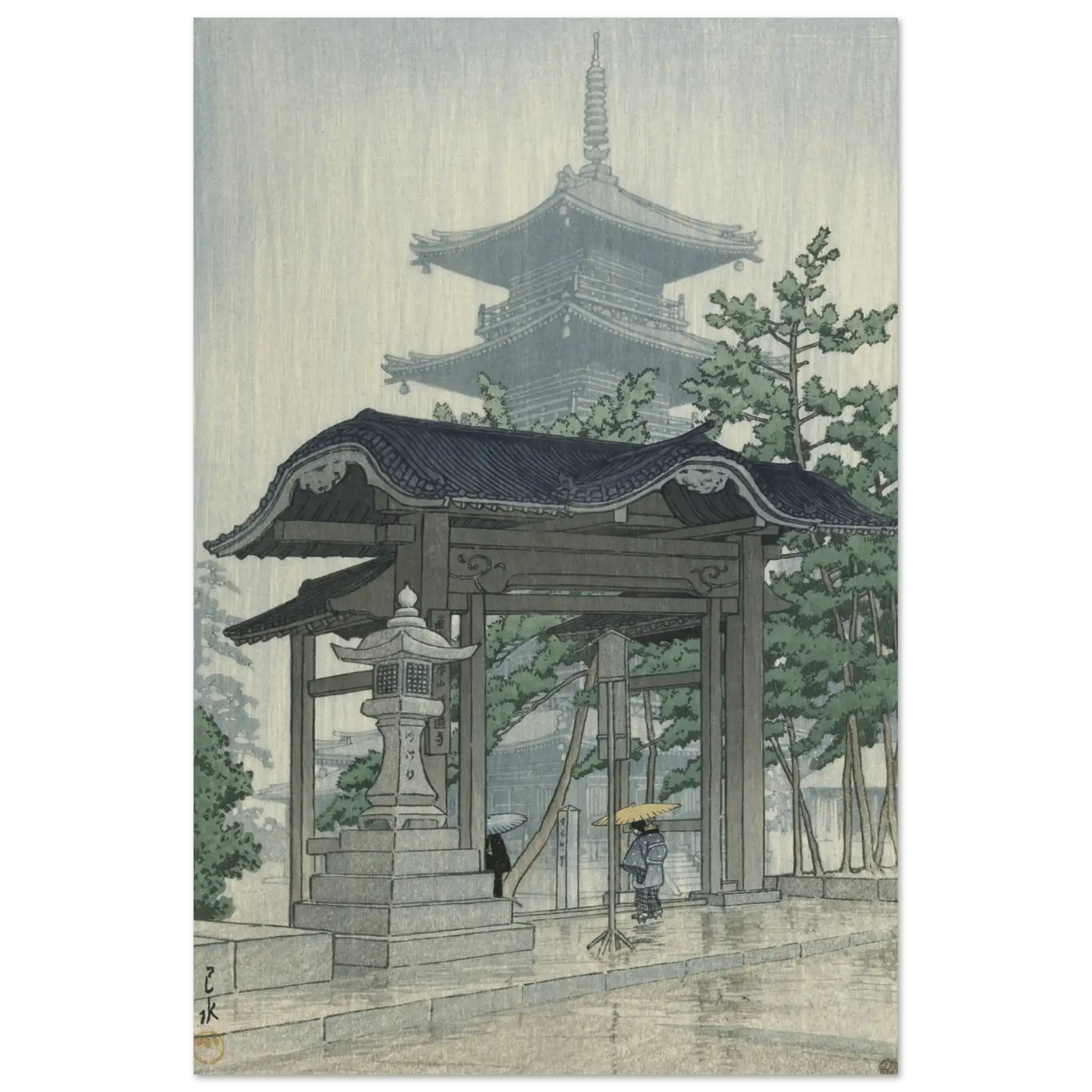Der Zensetsu - Tempel in Sanshū - Fine Art Prints - HINORI
