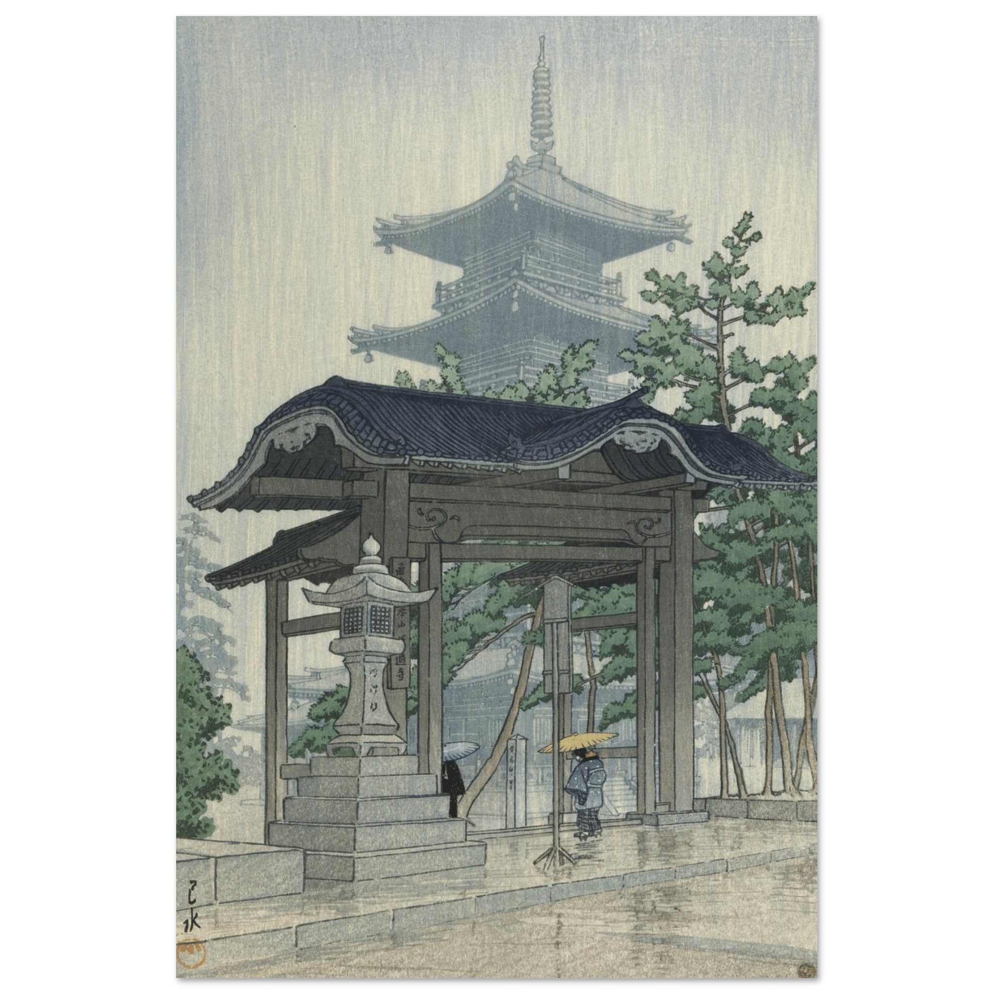Der Zensetsu - Tempel in Sanshū - Fine Art Prints - HINORI