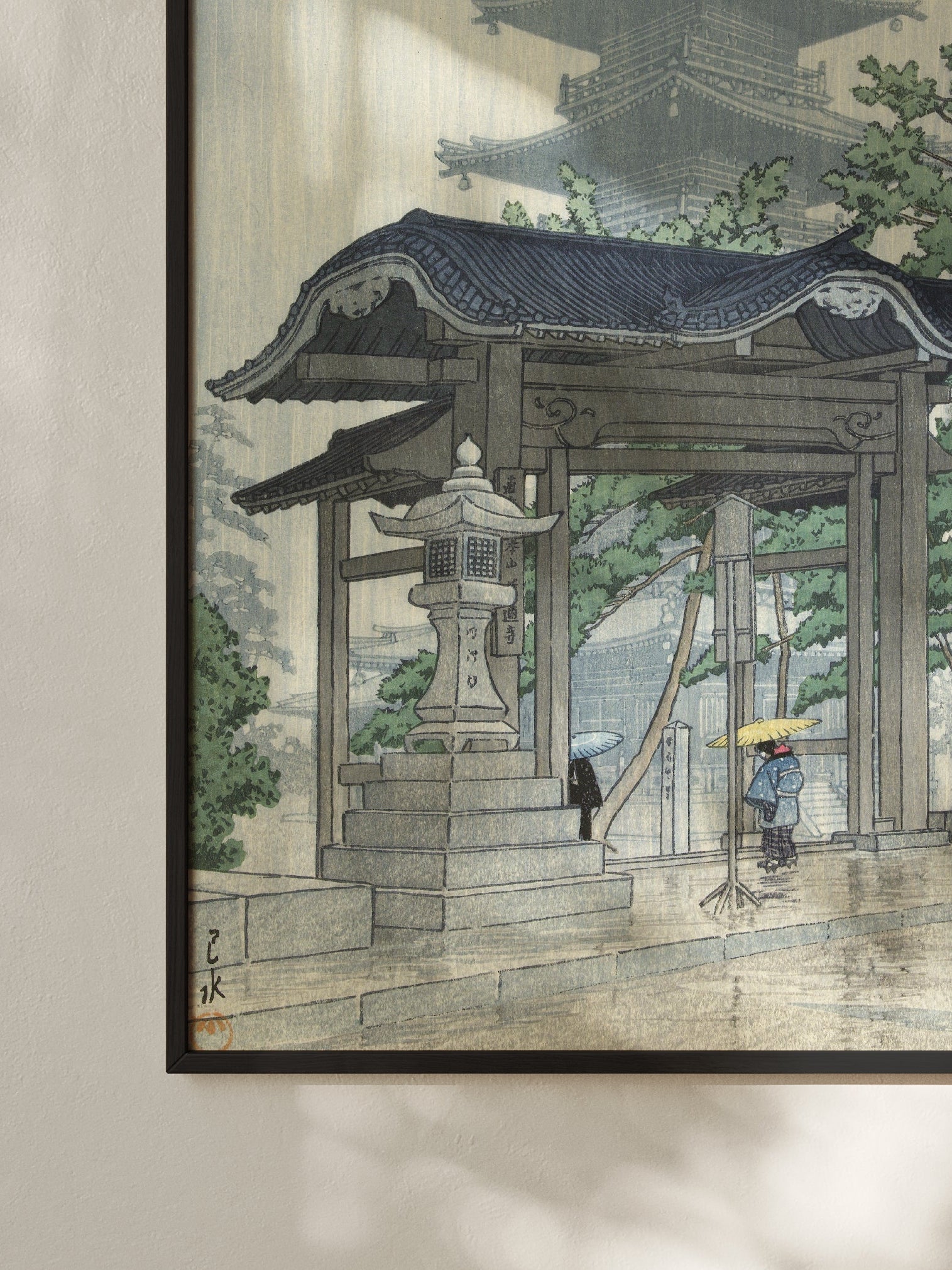 Der Zensetsu - Tempel in Sanshū - Gerahmte Eleganz - HINORI