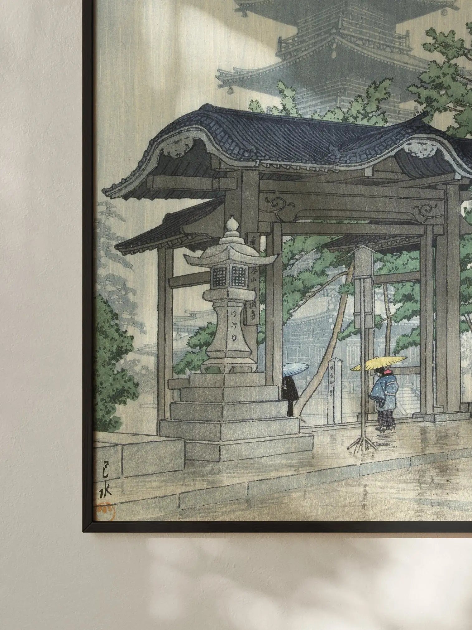 Der Zensetsu - Tempel in Sanshū - Gerahmte Eleganz - HINORI