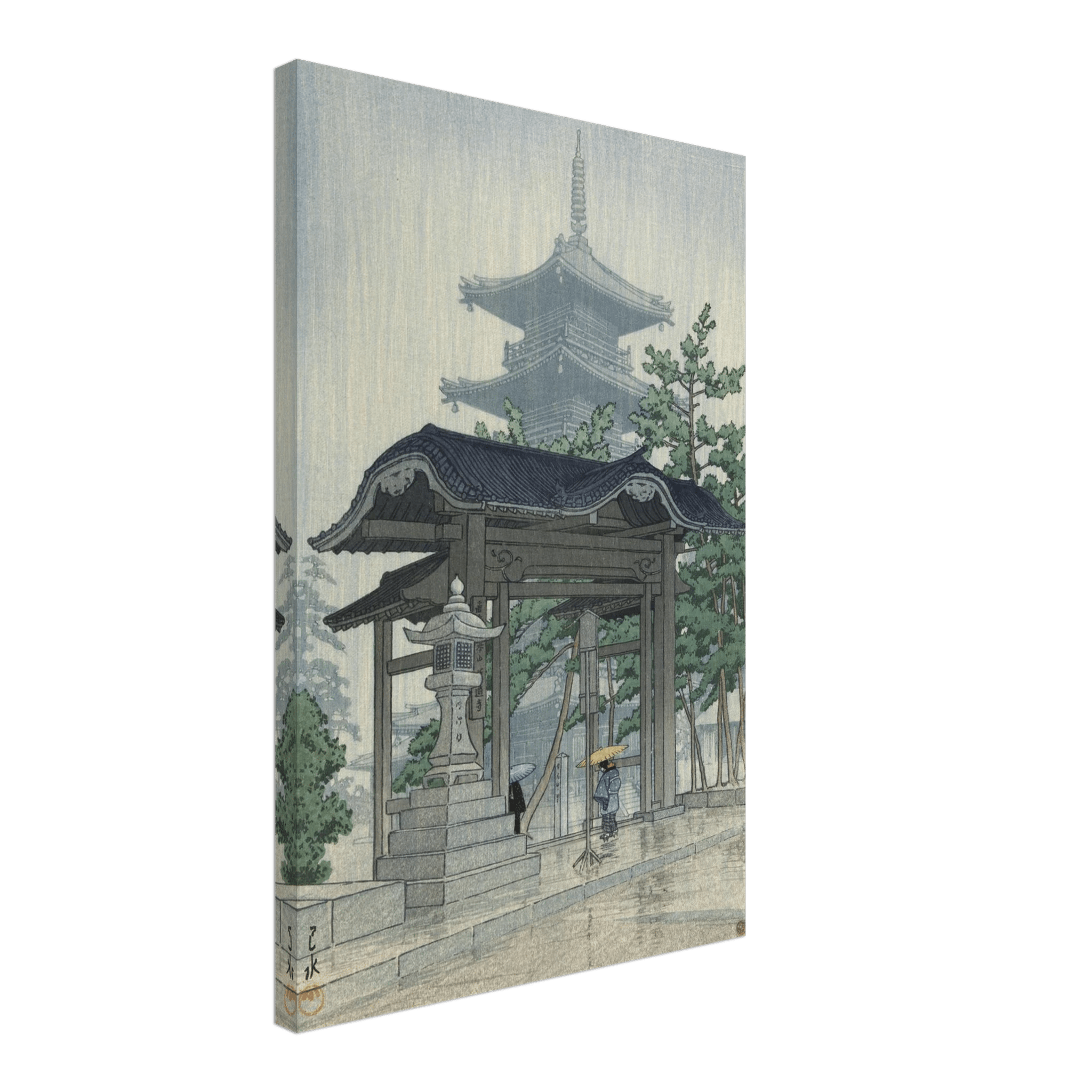 Der Zensetsu - Tempel in Sanshū - Leinwand Edition - HINORI