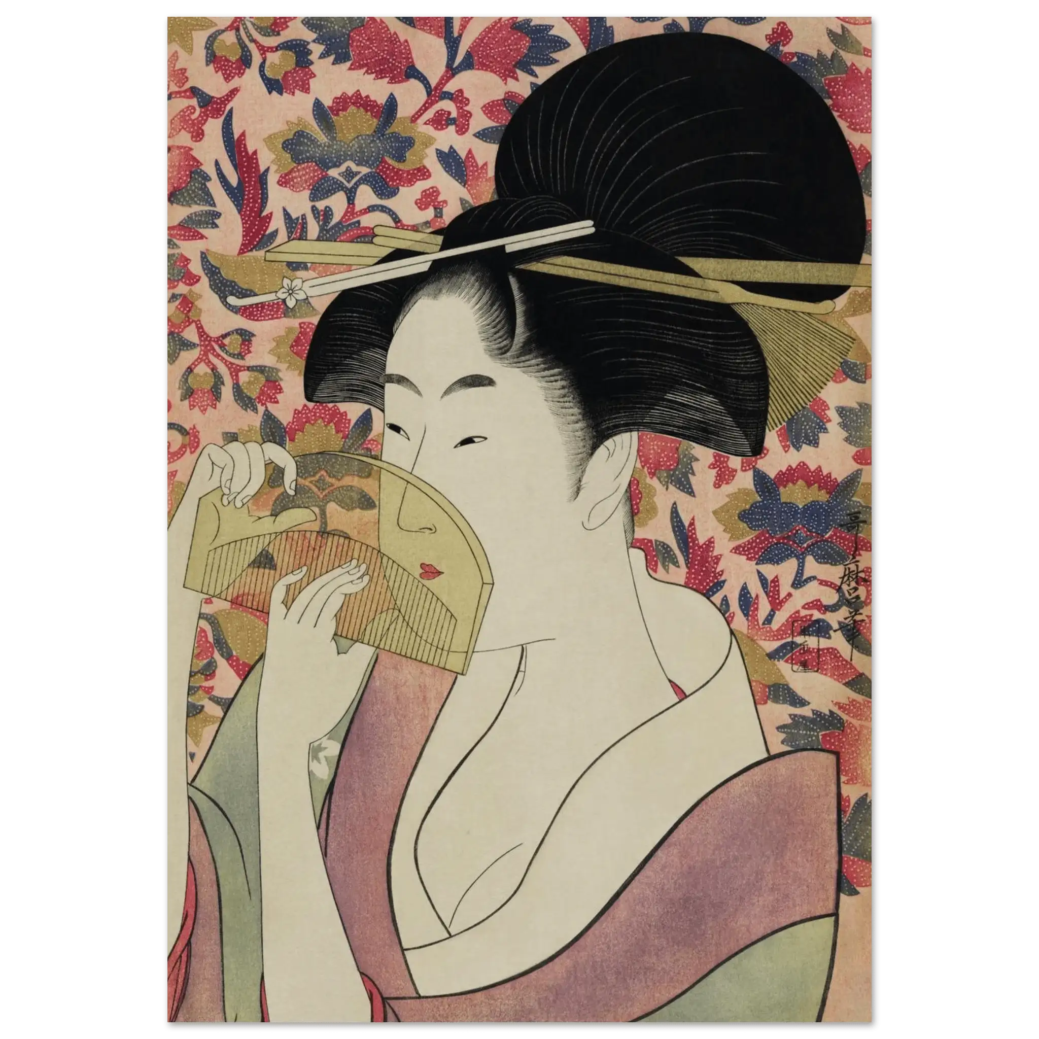 Die Frau mit dem Kamm - Fine Art Prints - HINORI