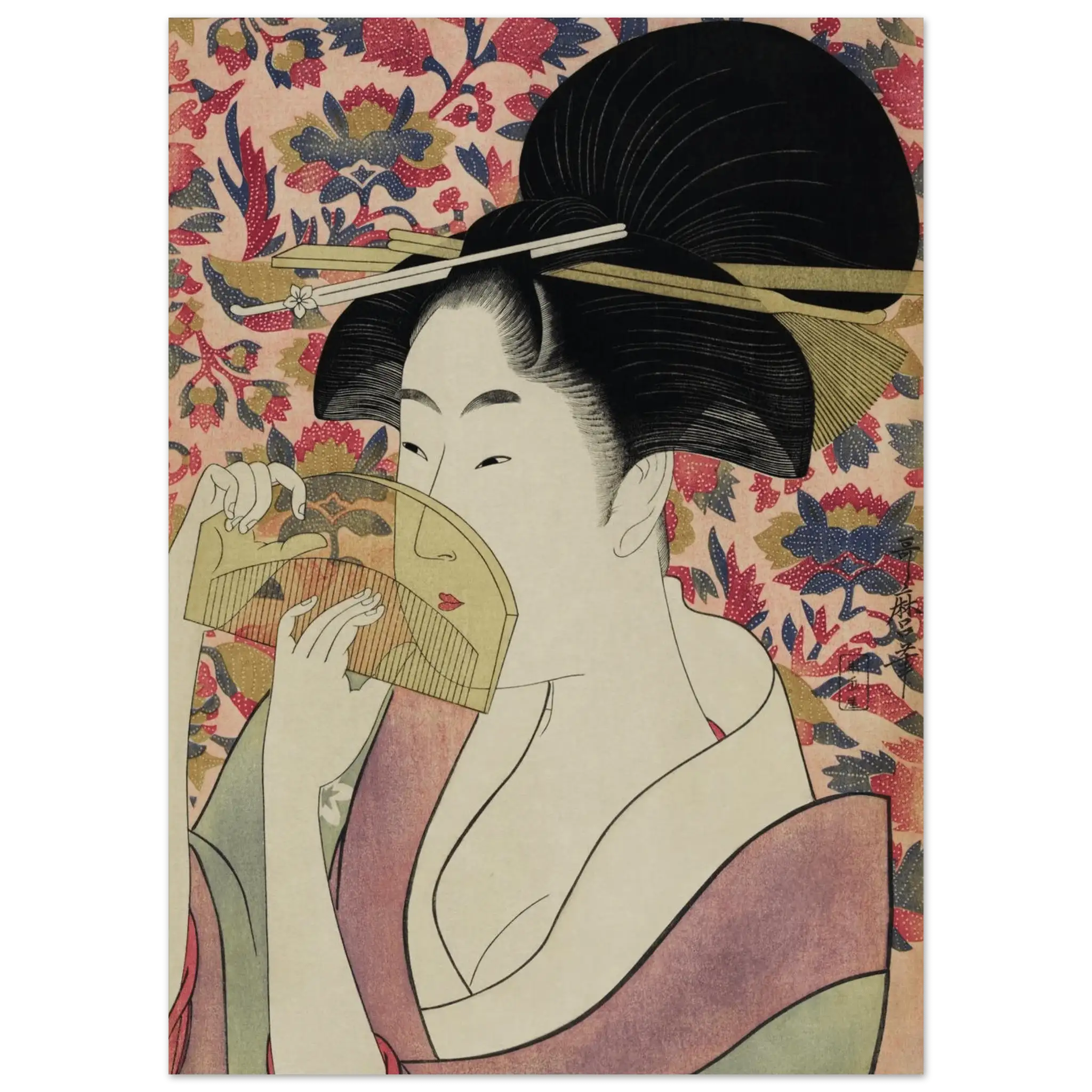 Die Frau mit dem Kamm - Fine Art Prints - HINORI