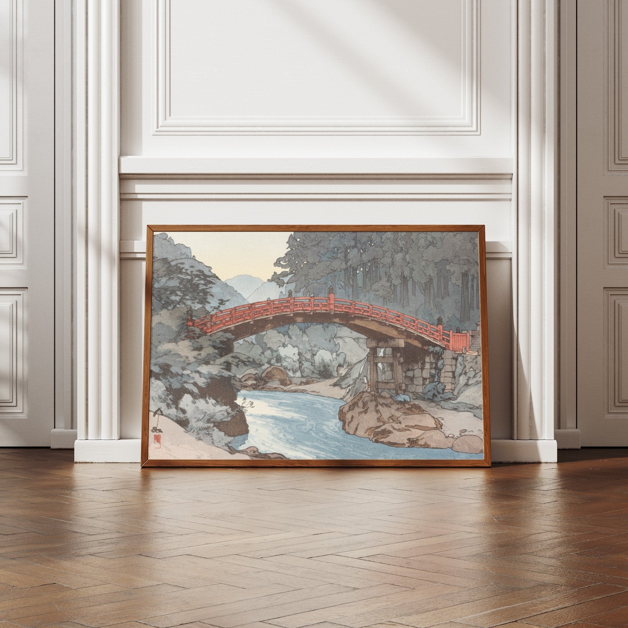 Die heilige Brücke - Gerahmte Eleganz - HINORI