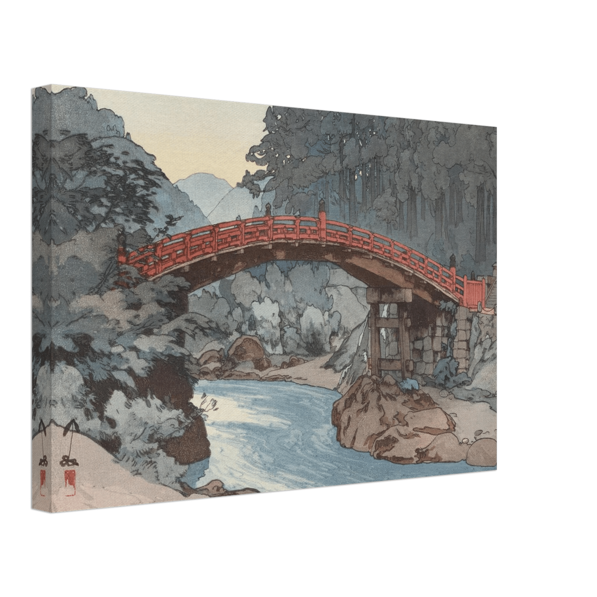 Die heilige Brücke - Leinwand Edition - HINORI