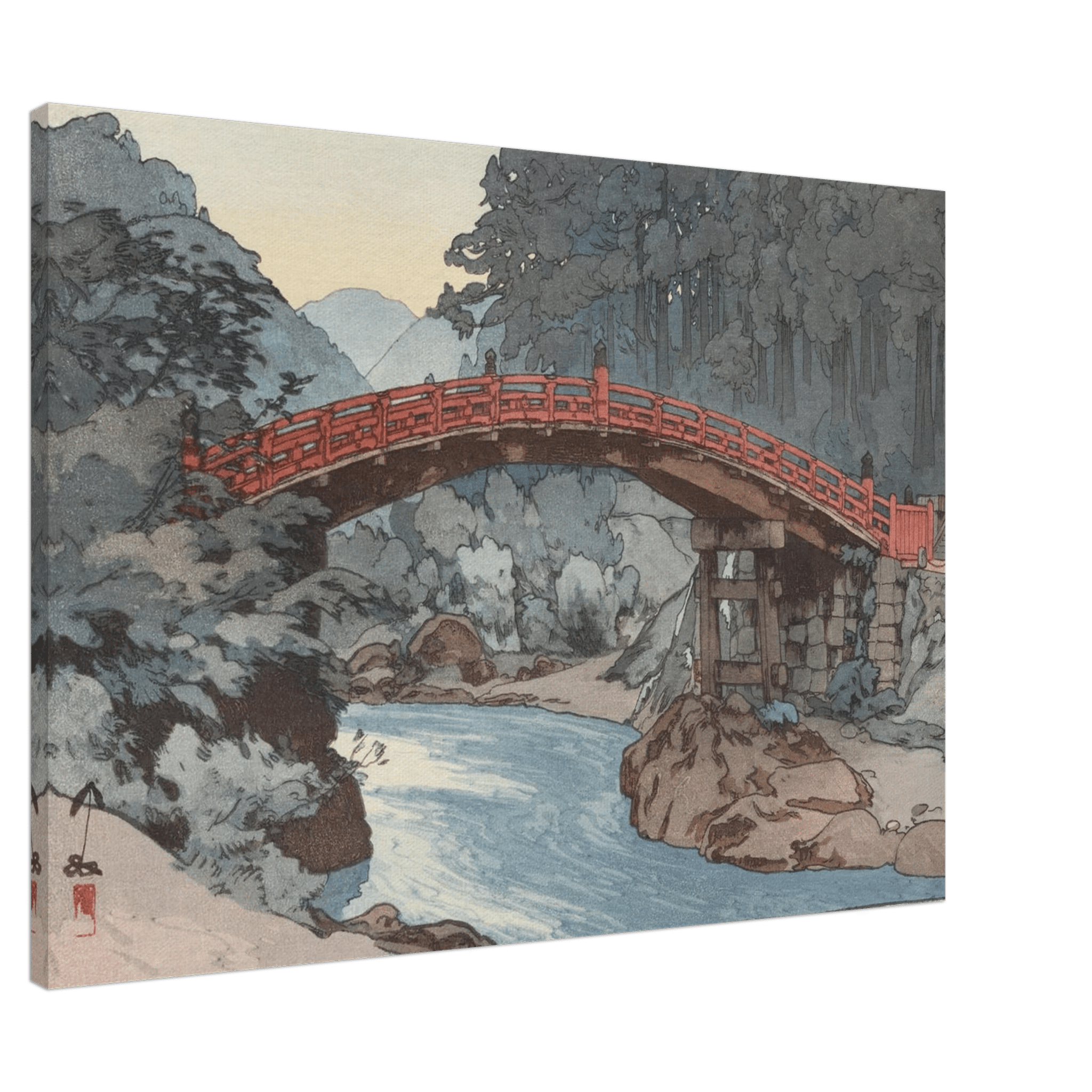 Die heilige Brücke - Leinwand Edition - HINORI