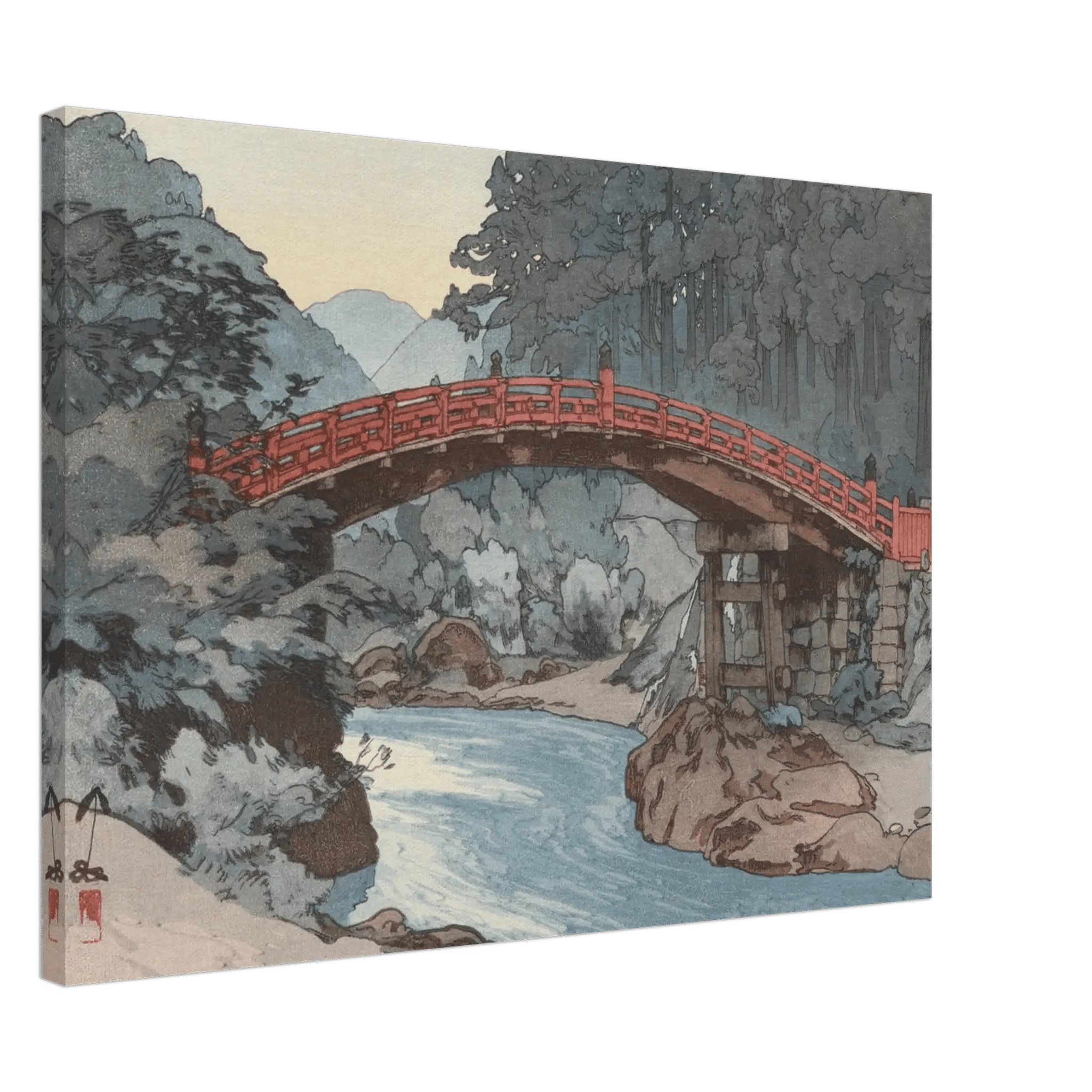 Die heilige Brücke - Leinwand Edition - HINORI