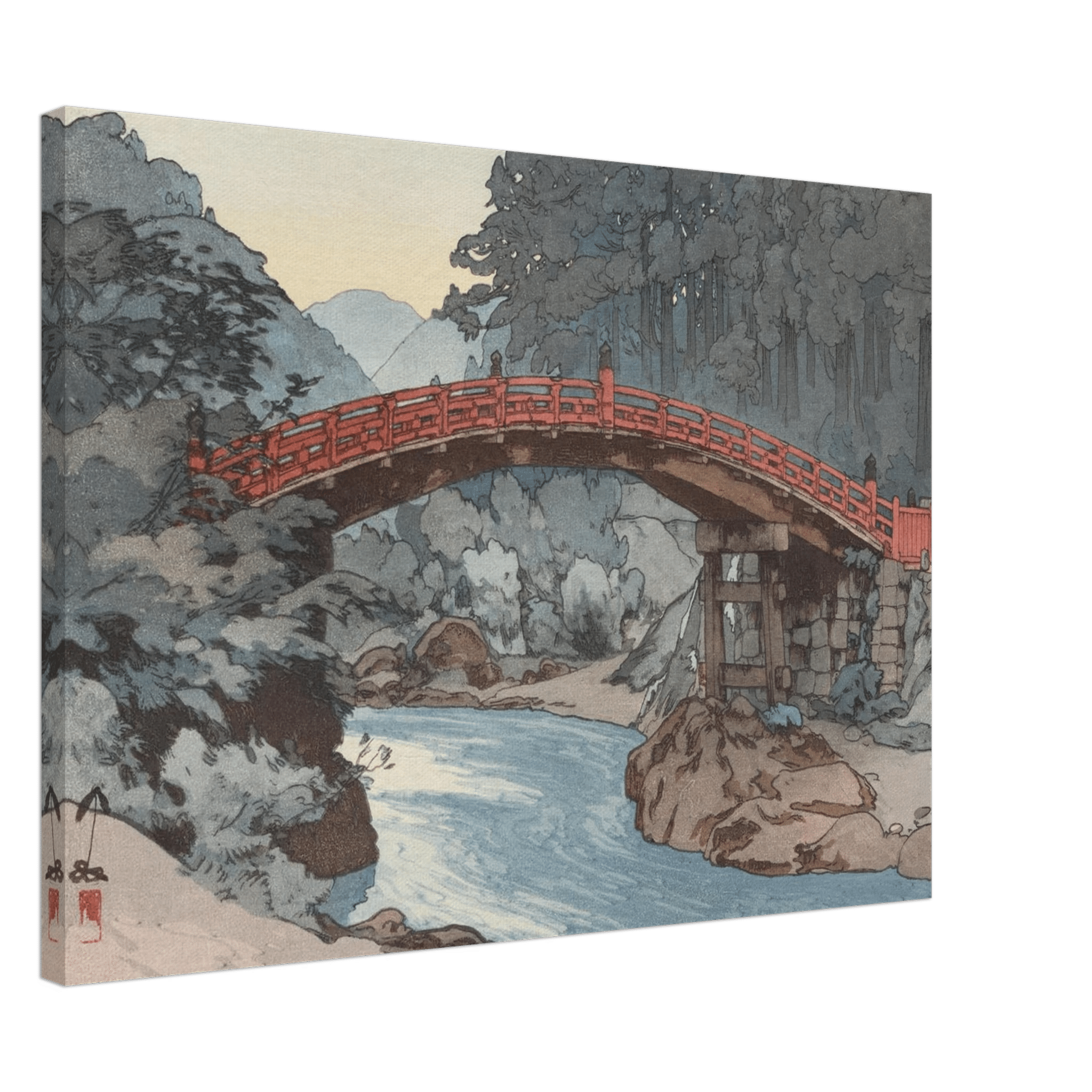 Die heilige Brücke - Leinwand Edition - HINORI