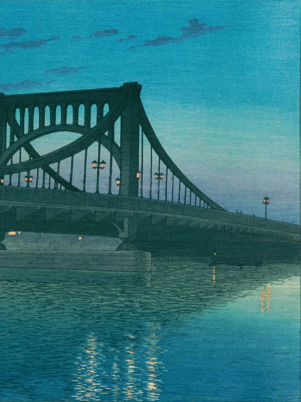 Die Kiyosu - Brücke - Gerahmte Eleganz - HINORI