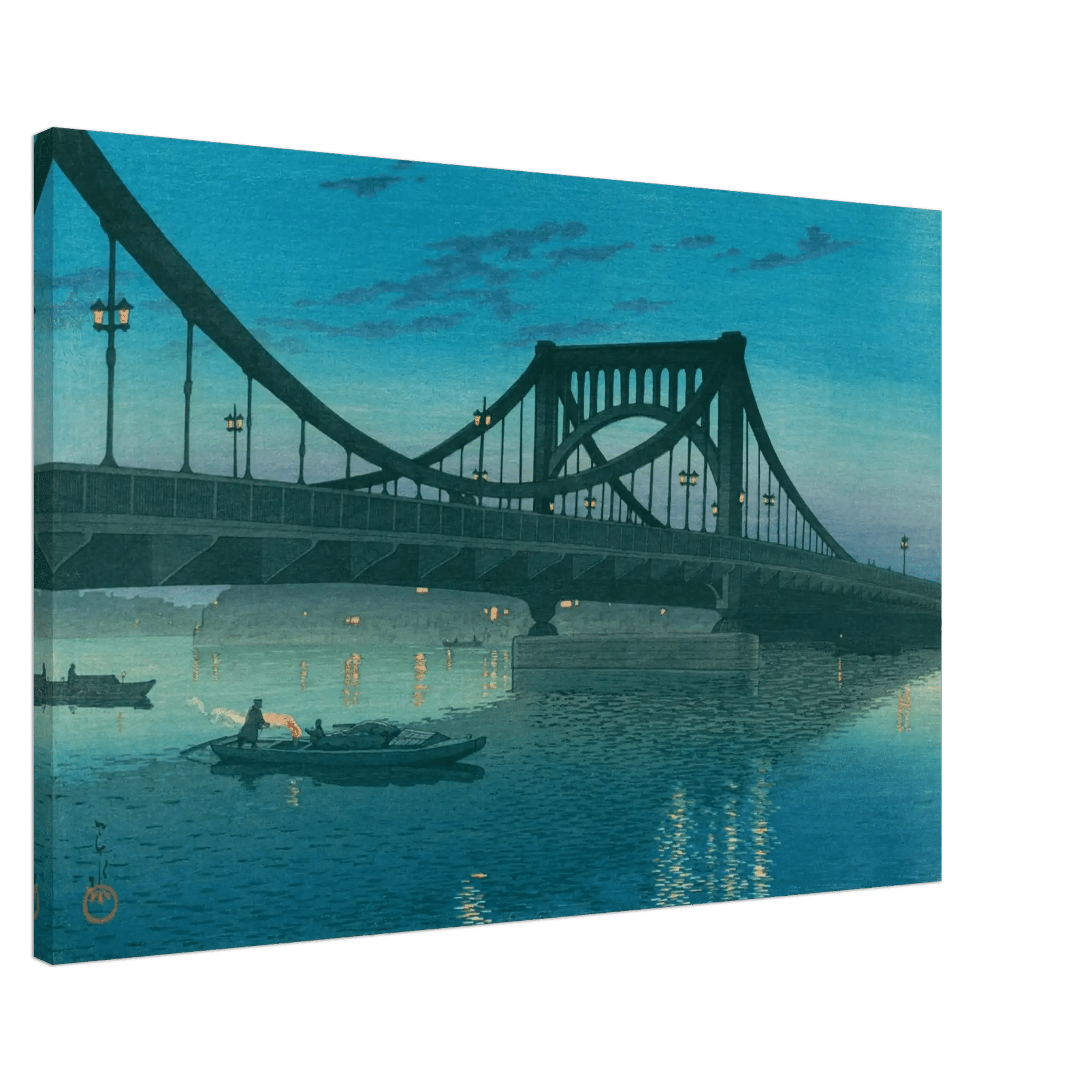 Die Kiyosu - Brücke - Leinwand Edition - HINORI