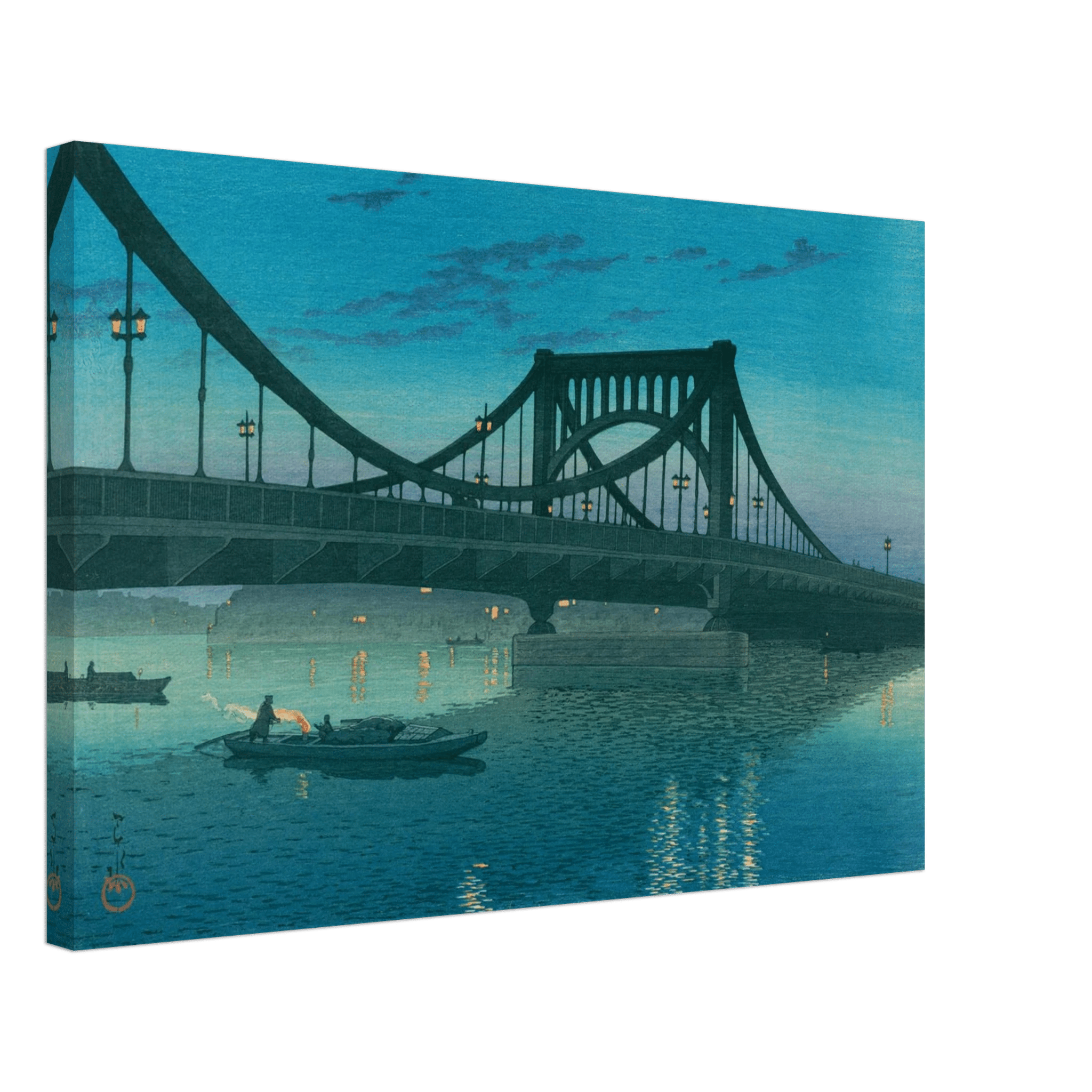 Die Kiyosu - Brücke - Leinwand Edition - HINORI