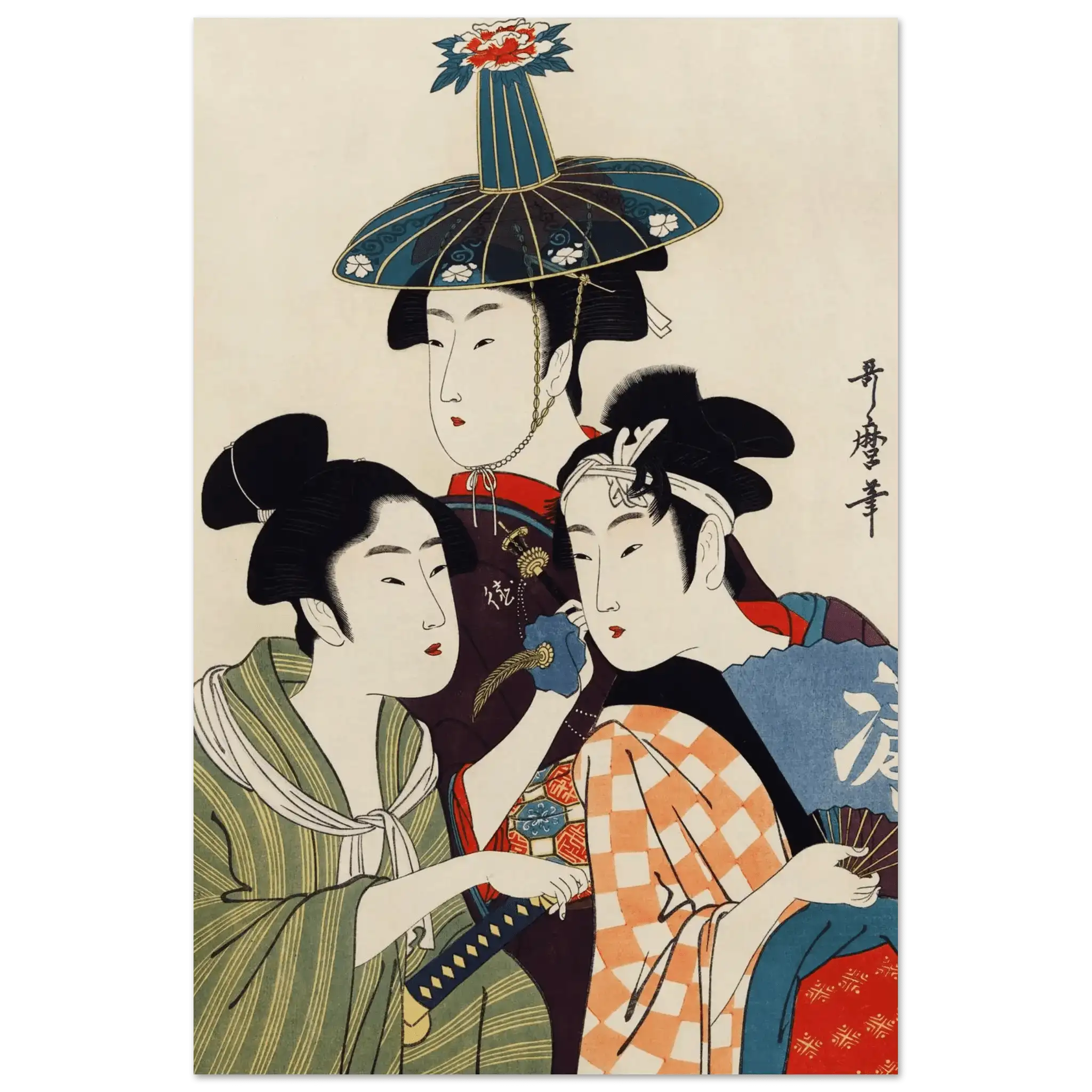 Drei junge Menschen - Fine Art Prints - HINORI