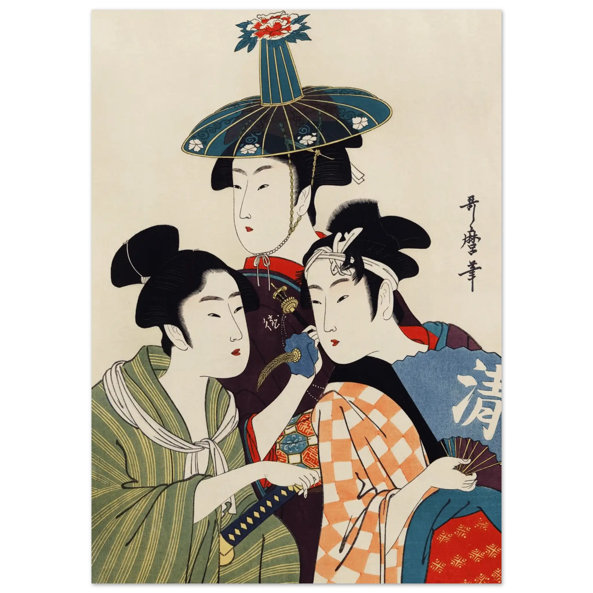 Drei junge Menschen - Fine Art Prints - HINORI