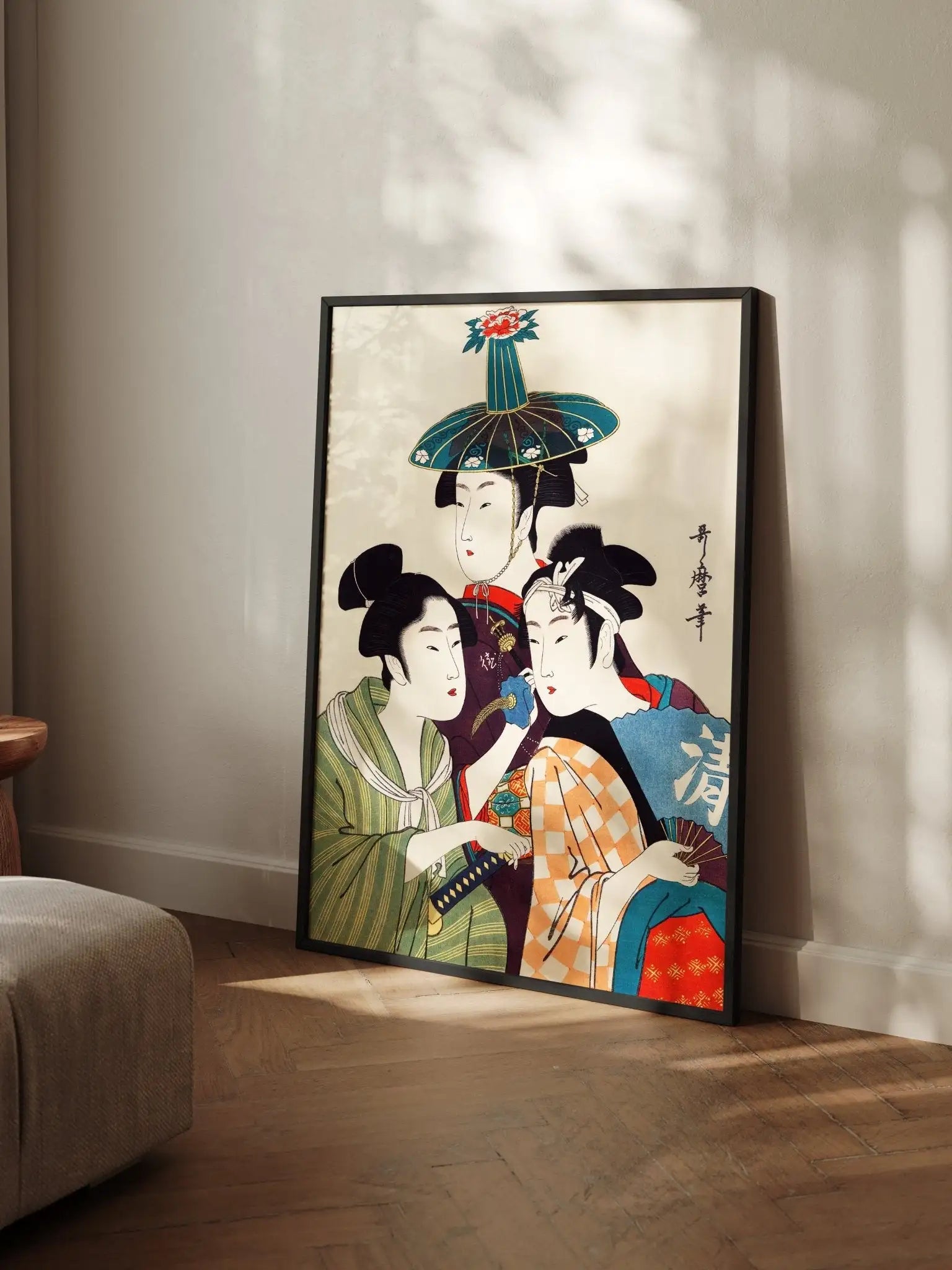 Drei junge Menschen - Gerahmte Eleganz - HINORI