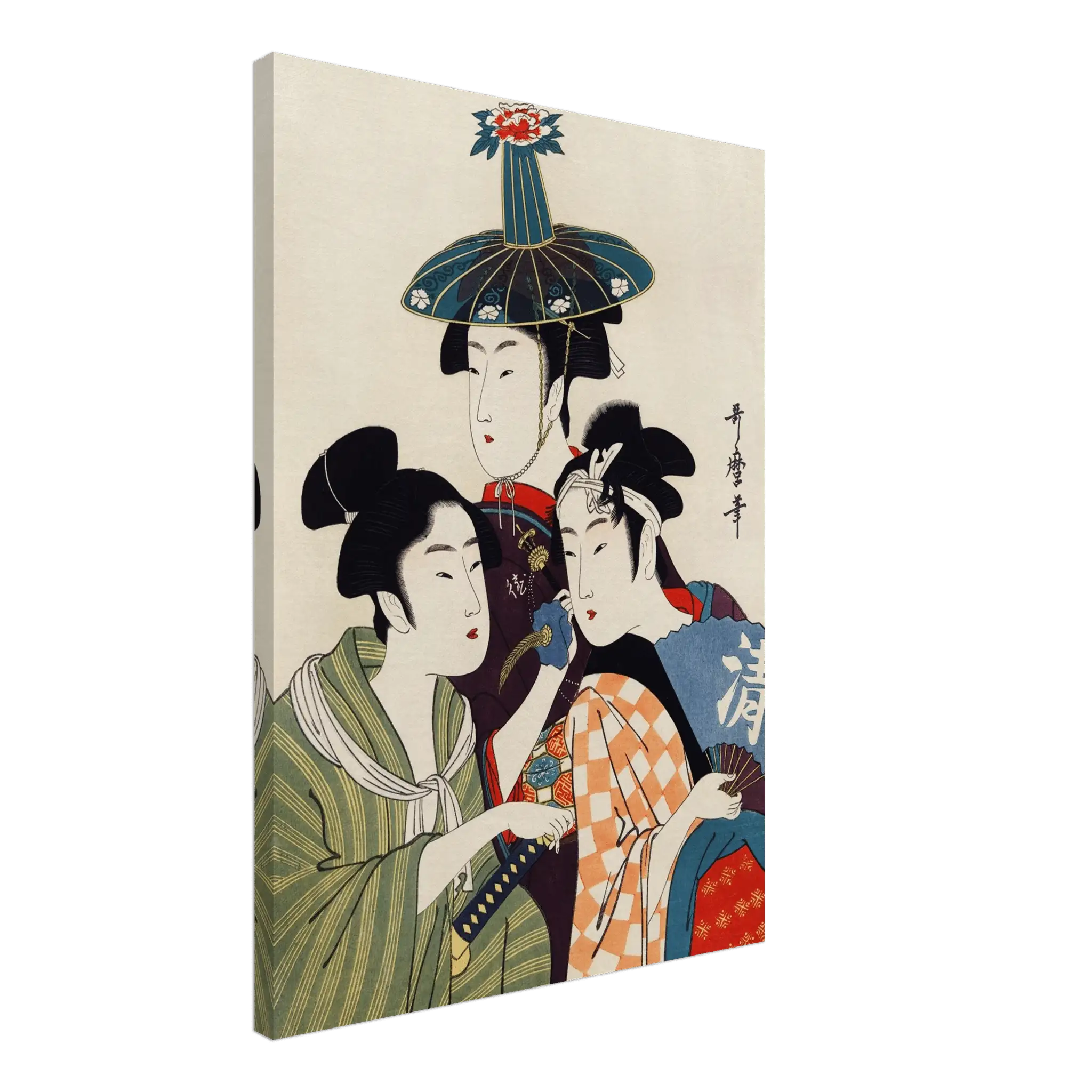 Drei junge Menschen - Leinwand Edition - HINORI