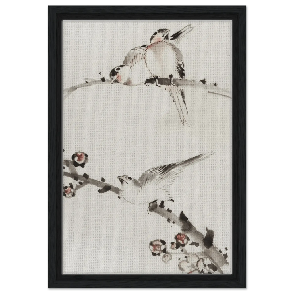 Drei Vögel auf Zweigen - Signature Collection - HINORI