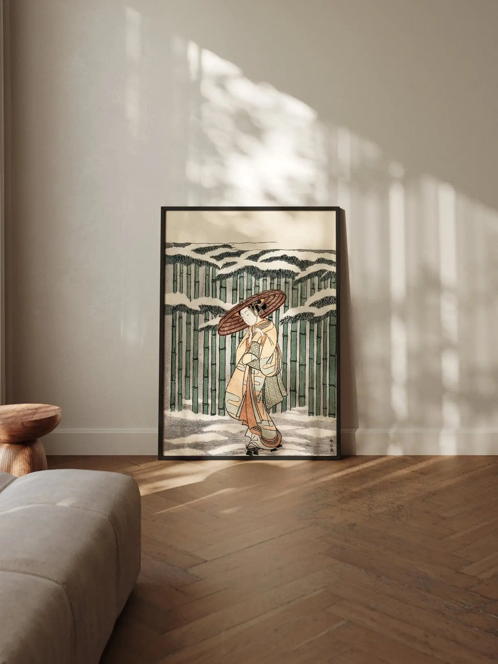 Durch den Bambushain - Gerahmte Eleganz - HINORI